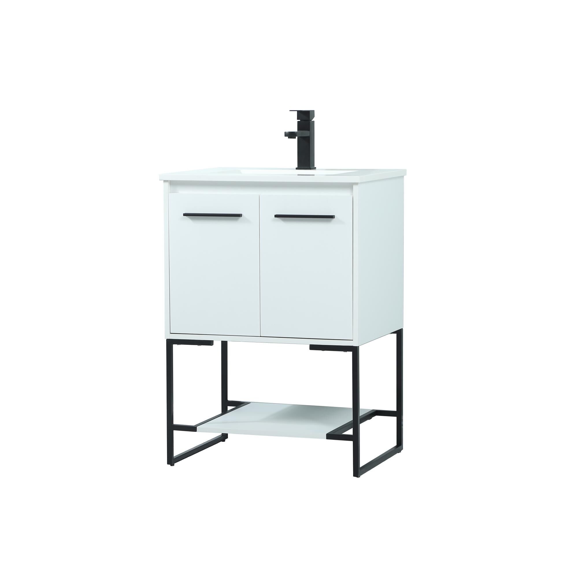 Shown in White finish