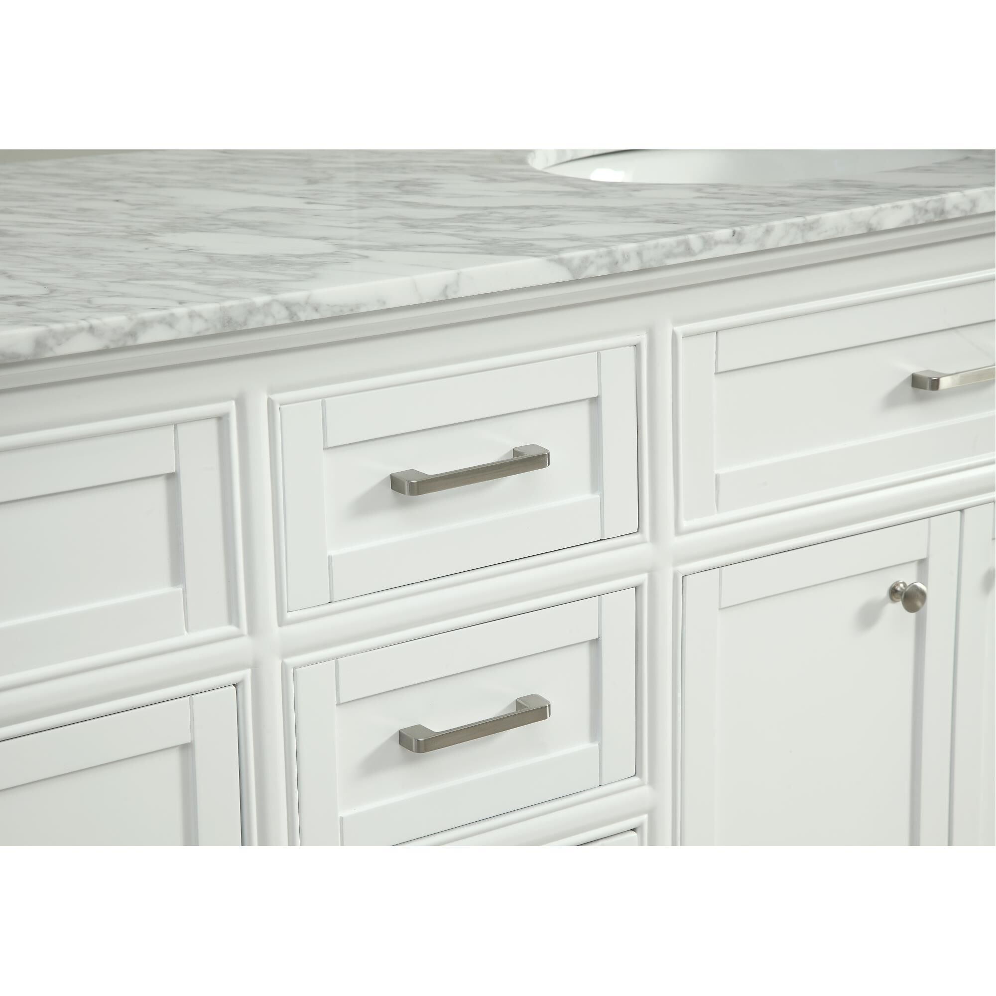 Shown in White finish