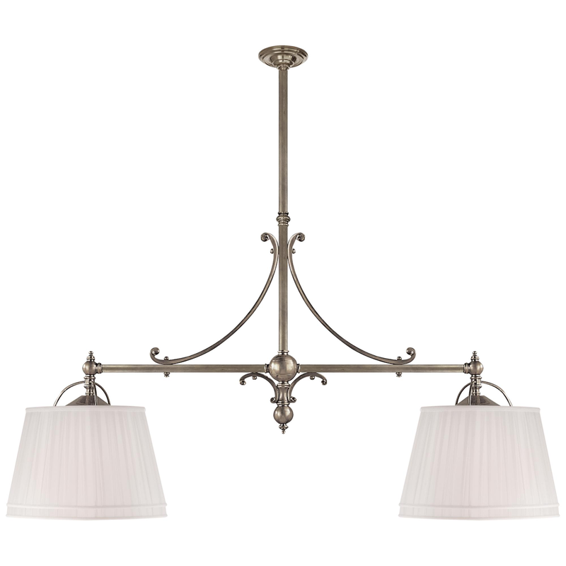 Chapman & Myers Sloane Street Shop Light 54 Inch 4 Light Linear Suspension Light by Visual Comfort Signature Collection