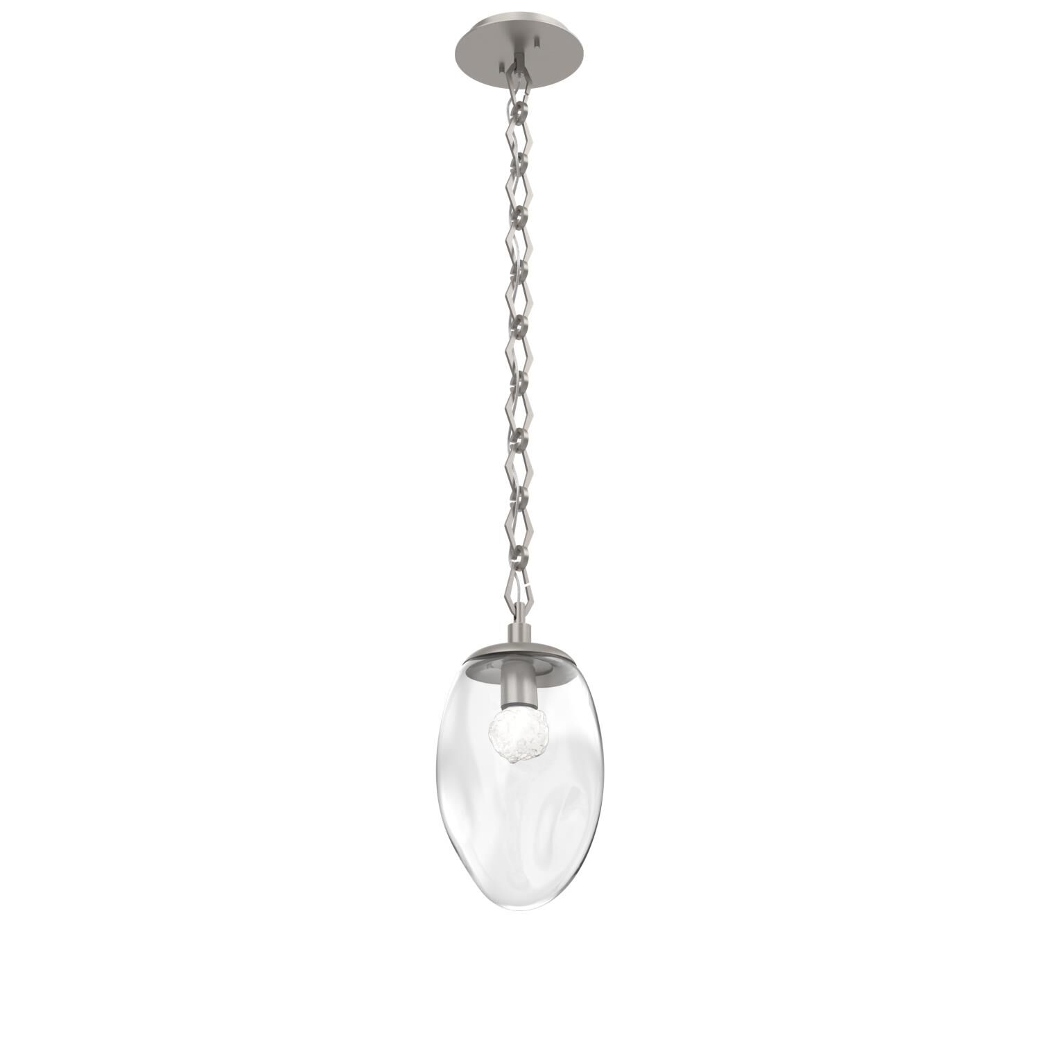 Shown in Beige Silver finish and Clear with Rounded Gem glass