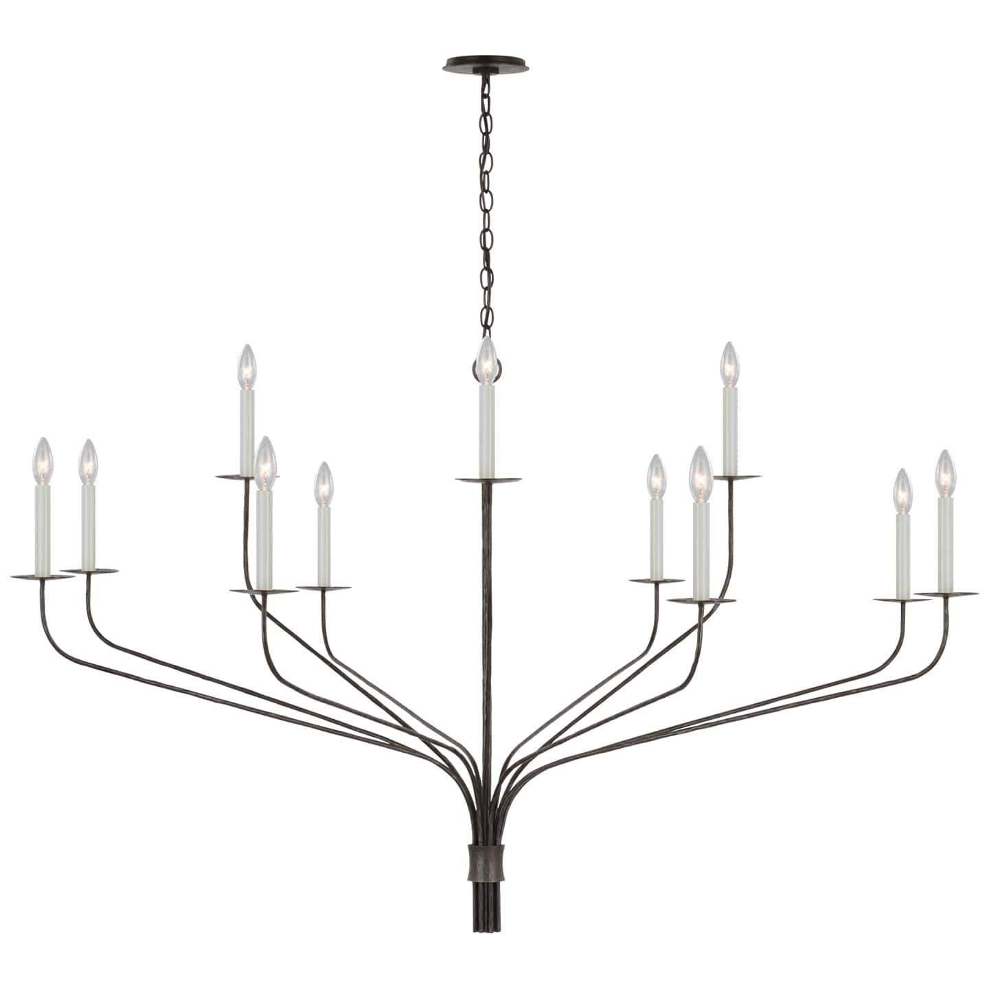 Ian K. Fowler Belfair 60 Inch 12 Light LED Chandelier by Visual Comfort Signature Collection