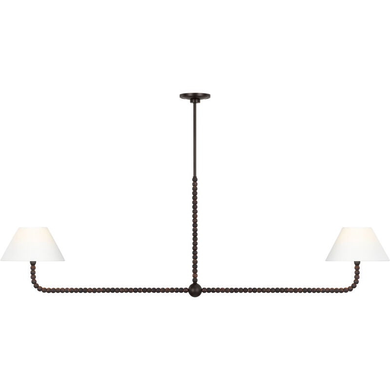 Fiona Large Linear Chandelier by Visual Comfort Studio