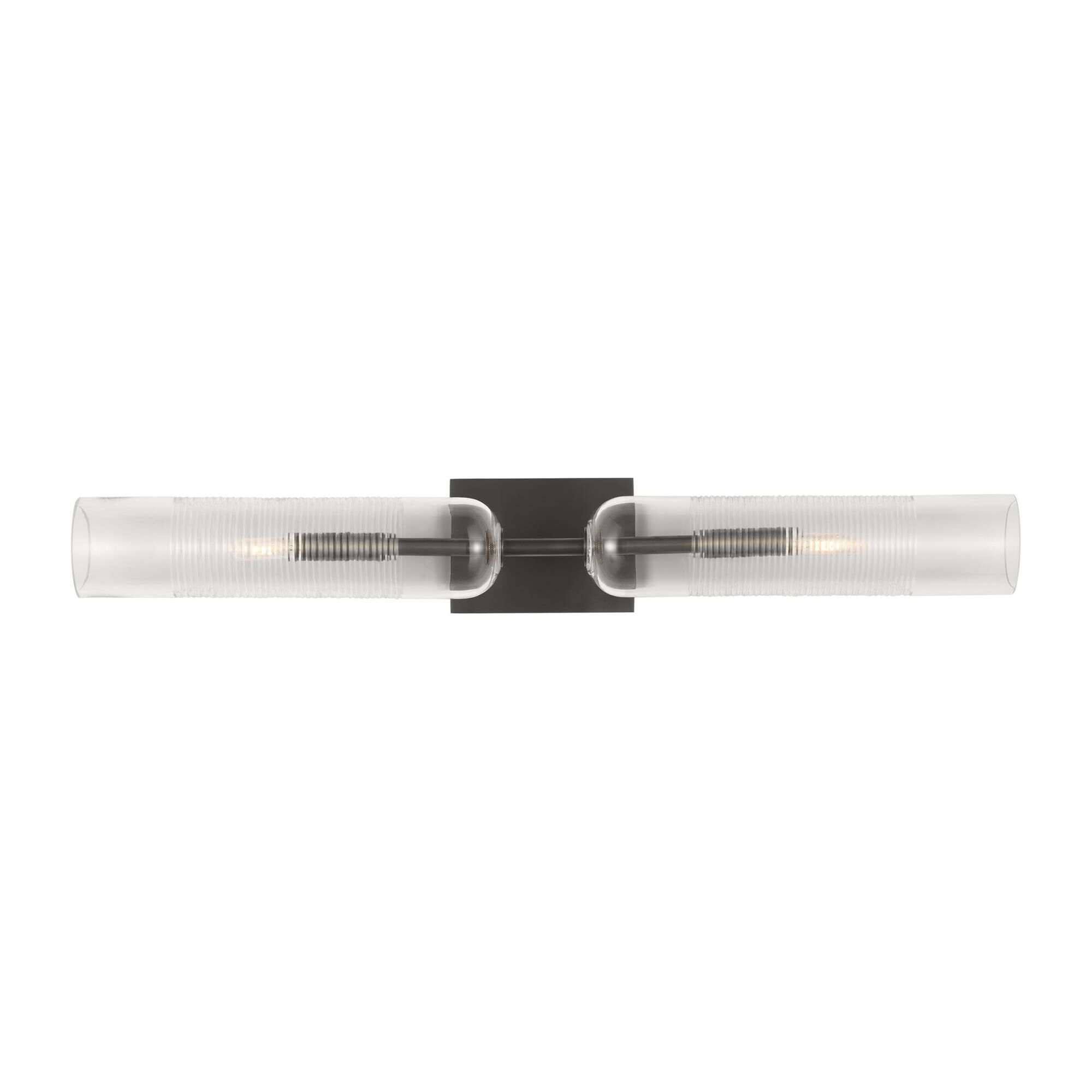 Shown in Bronze finish and Clear glass