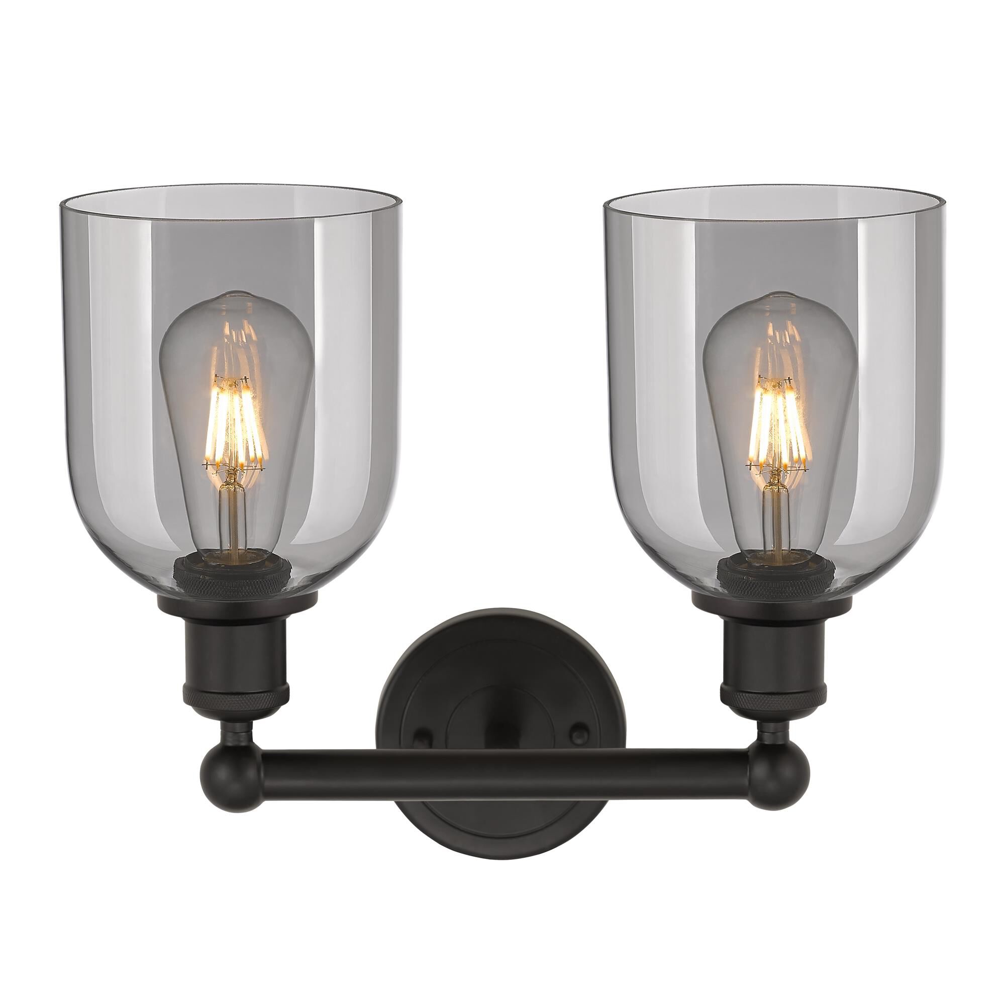 Shown in Oil Rubbed Bronze finish and Light Smoke glass