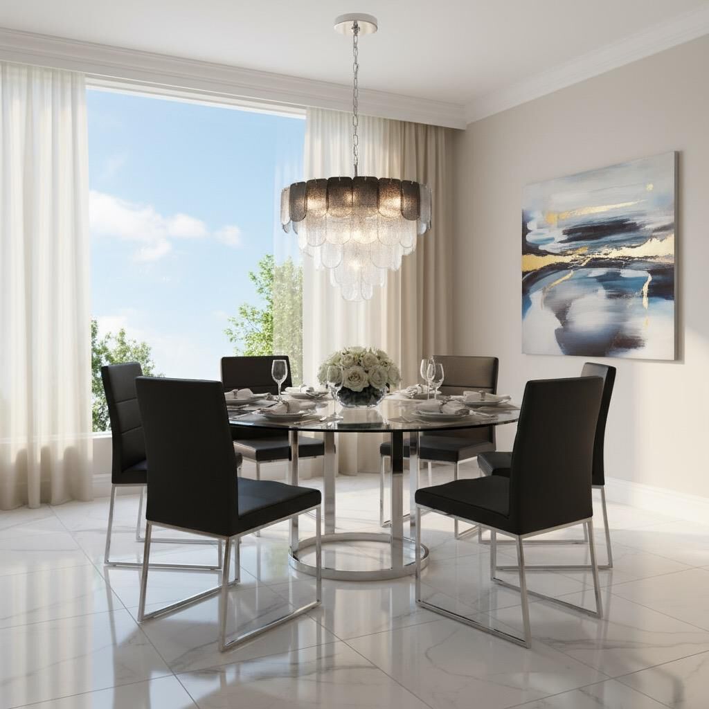 Bianca 25 Inch Chandelier by Artcraft