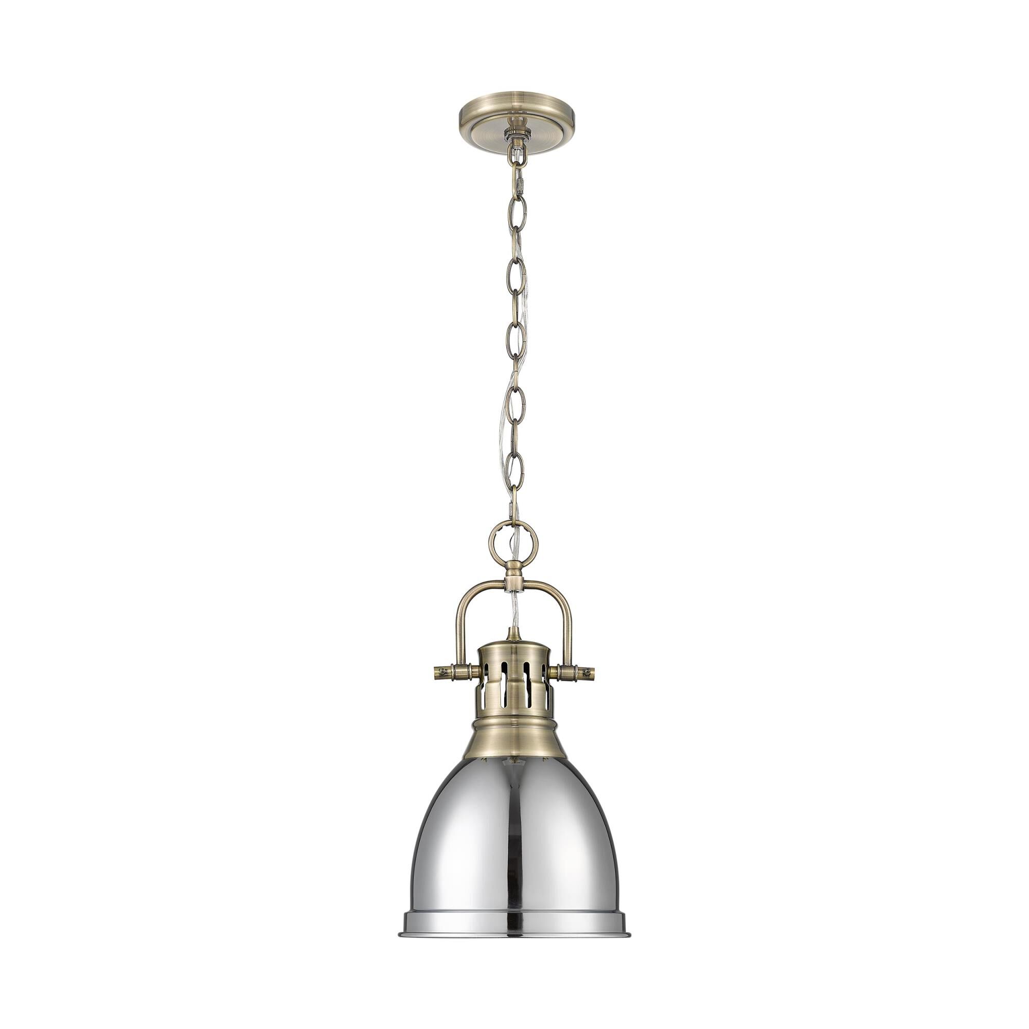 Duncan 8 Inch Mini Pendant by Golden Lighting