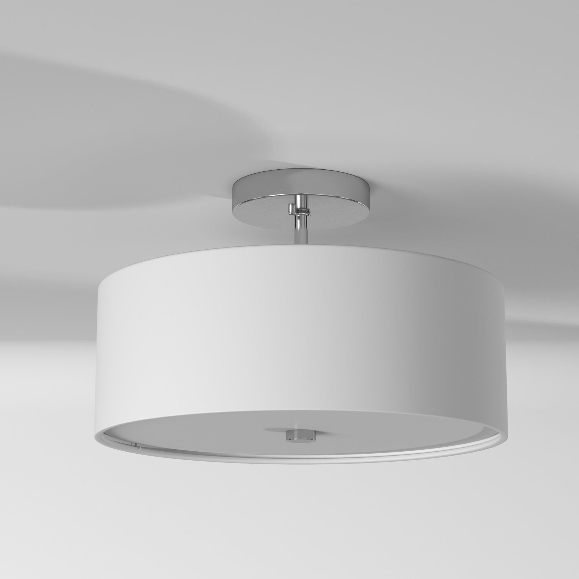 14 Inch 3 Light Semi Flush Mount by Dainolite