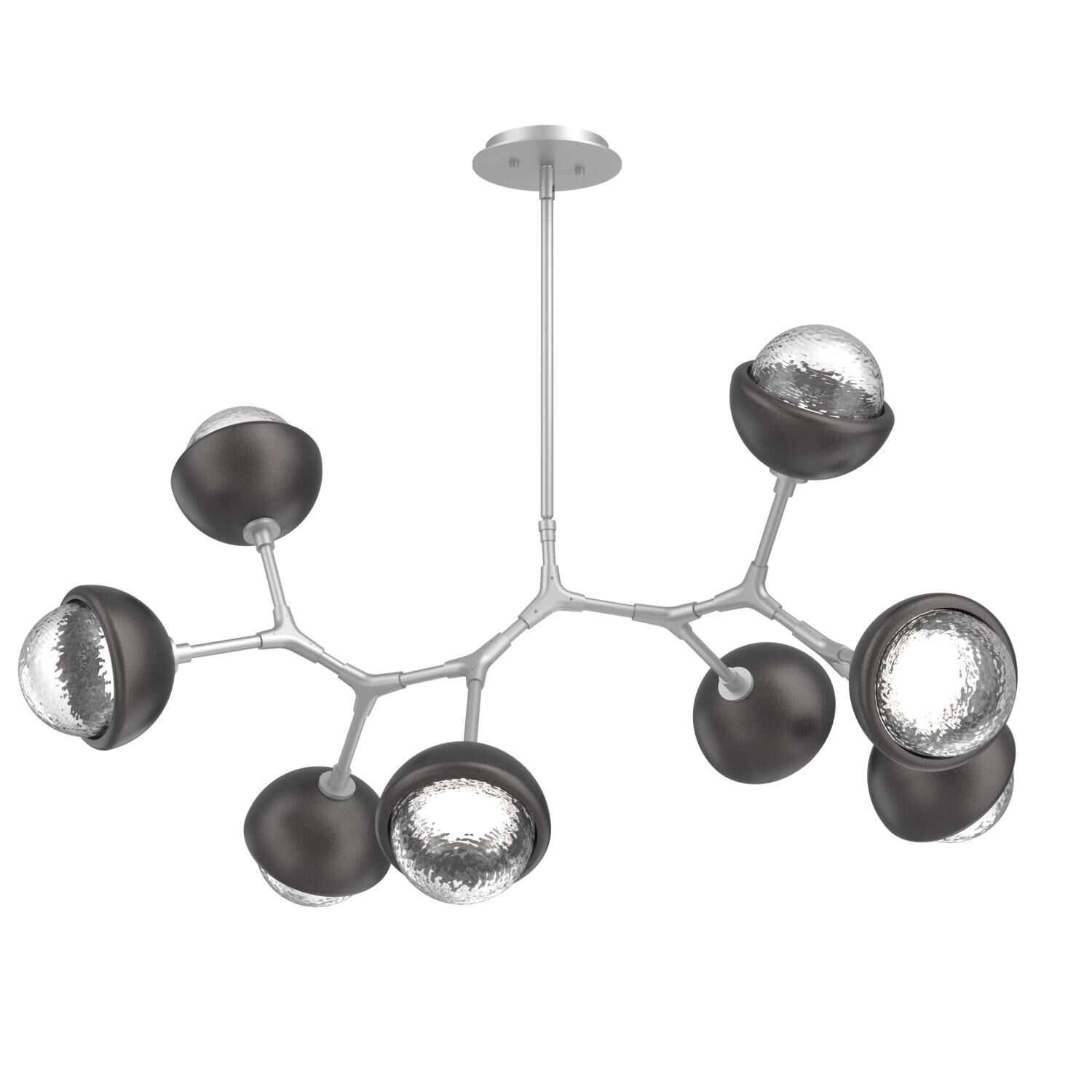 Shown in Classic Silver finish and Clear glass and Graphite accent