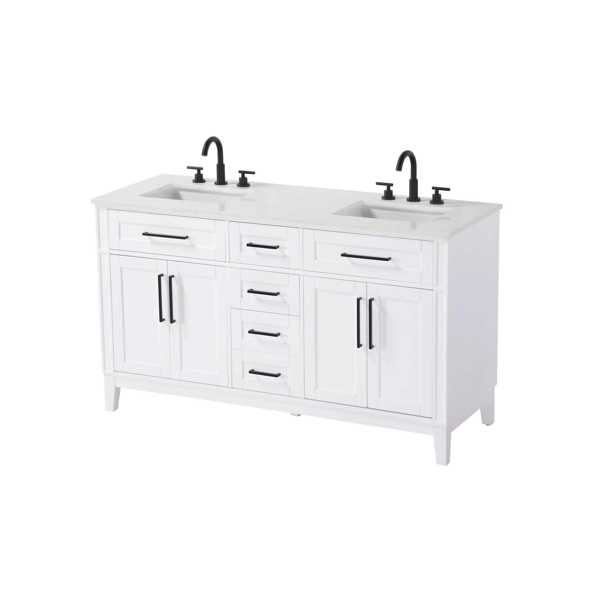 Shown in White finish