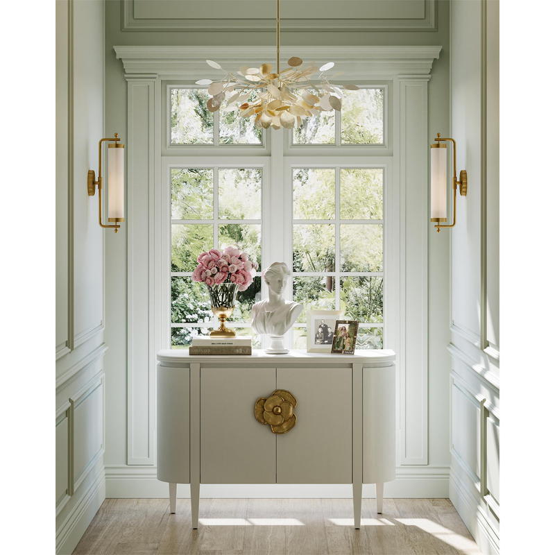 Lunaria 31 Inch Chandelier by Currey & Company