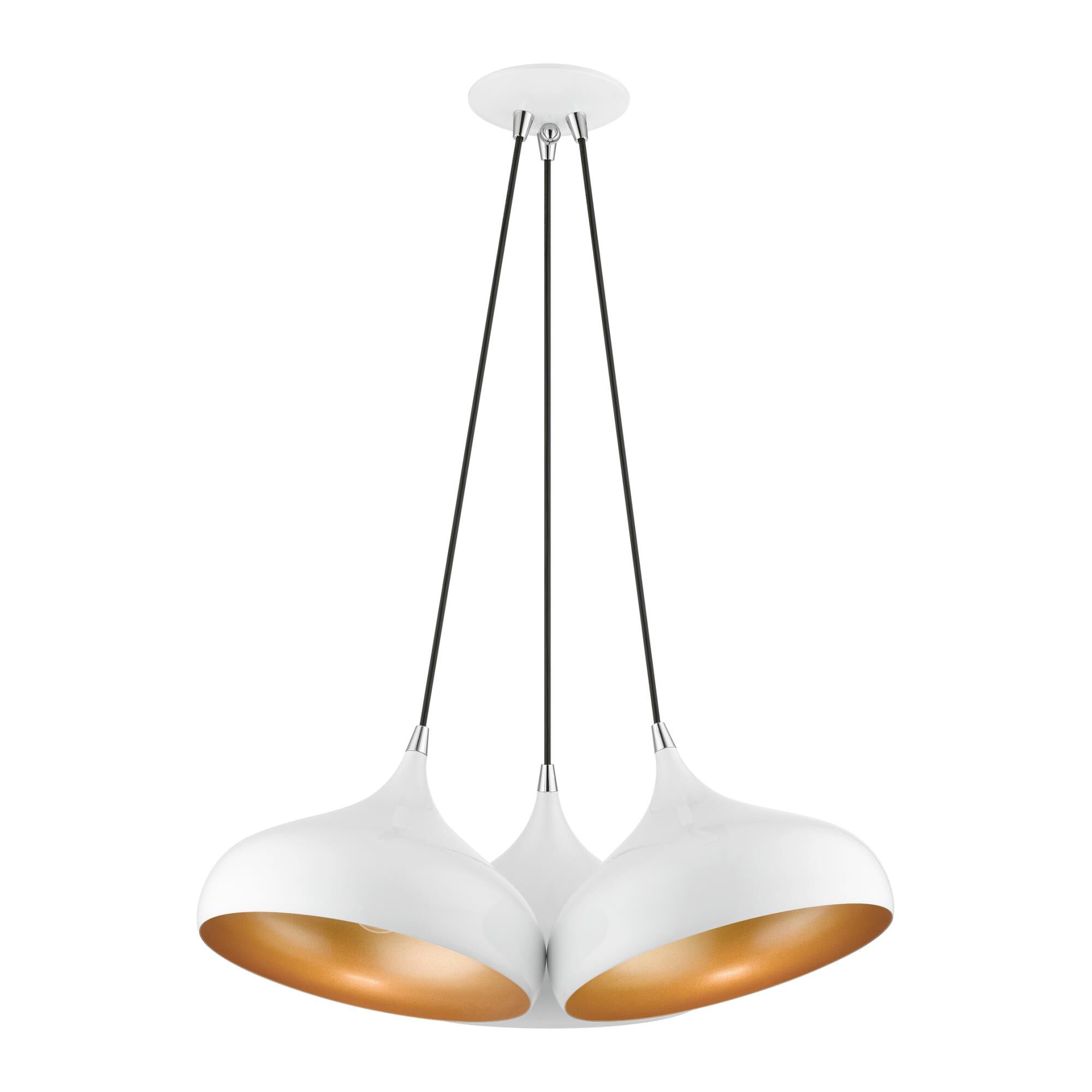 Amador 3 Light Multi Light Pendant by Livex Lighting