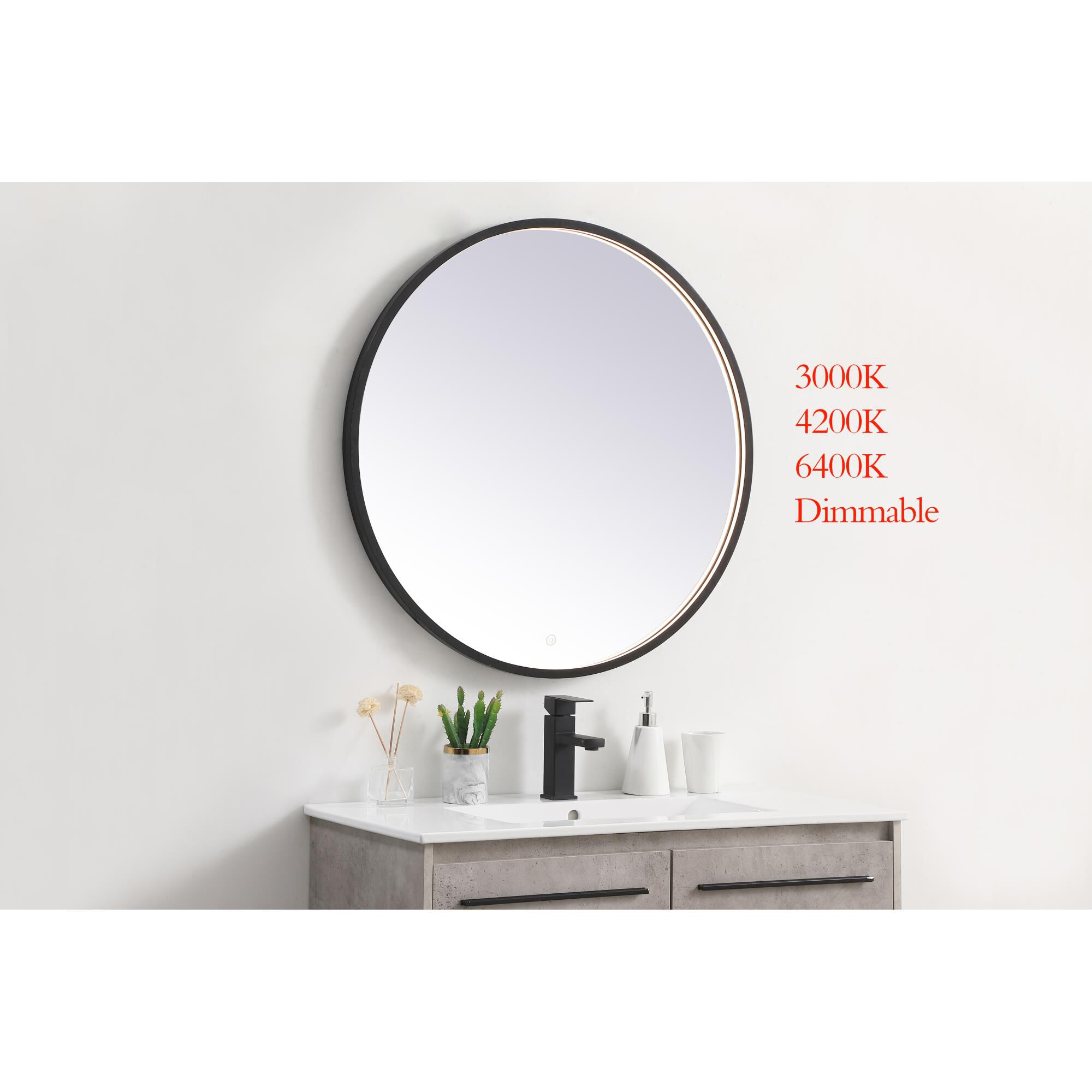 Pier LED Lighted Mirror by Elegant Decor