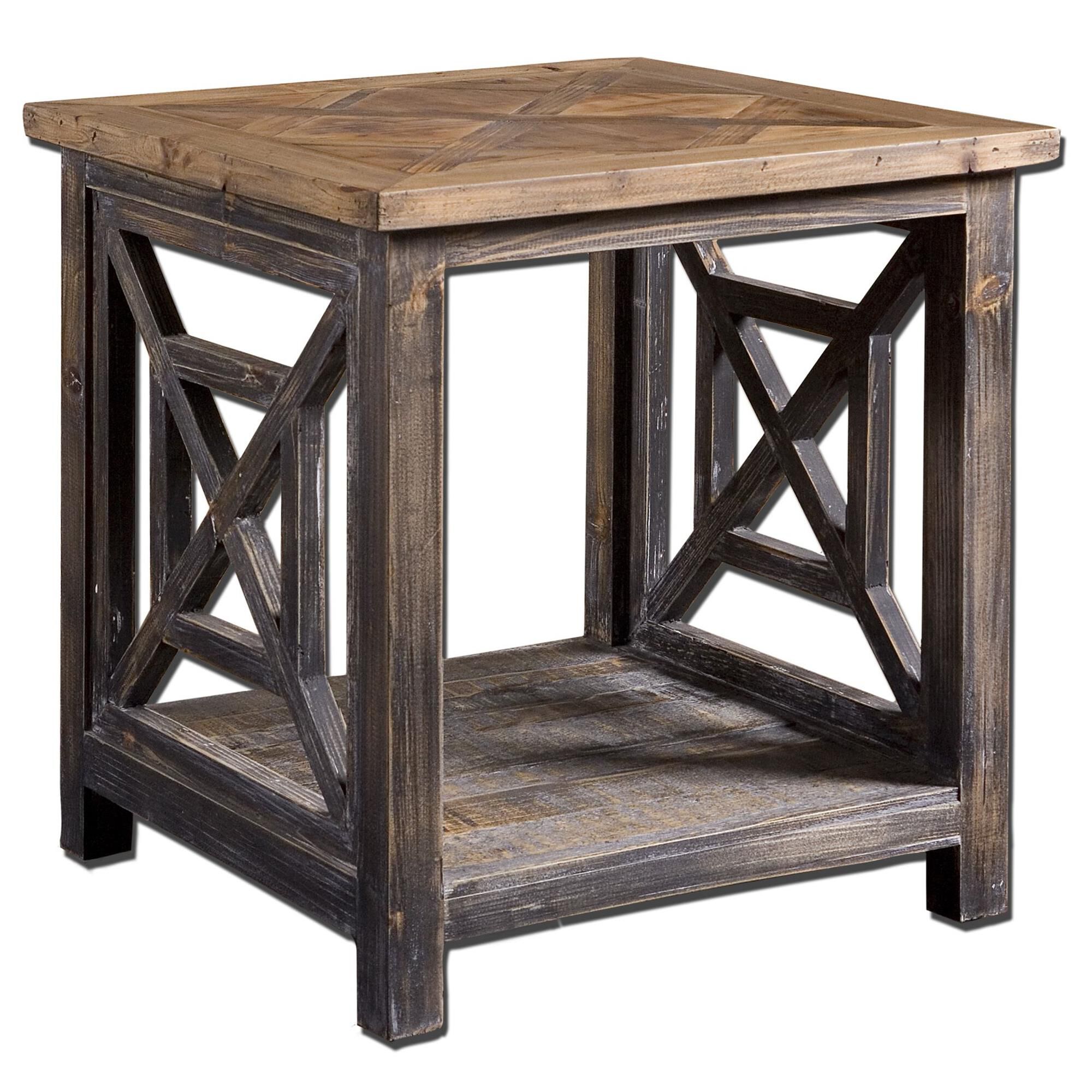 Spiro End Table by Uttermost