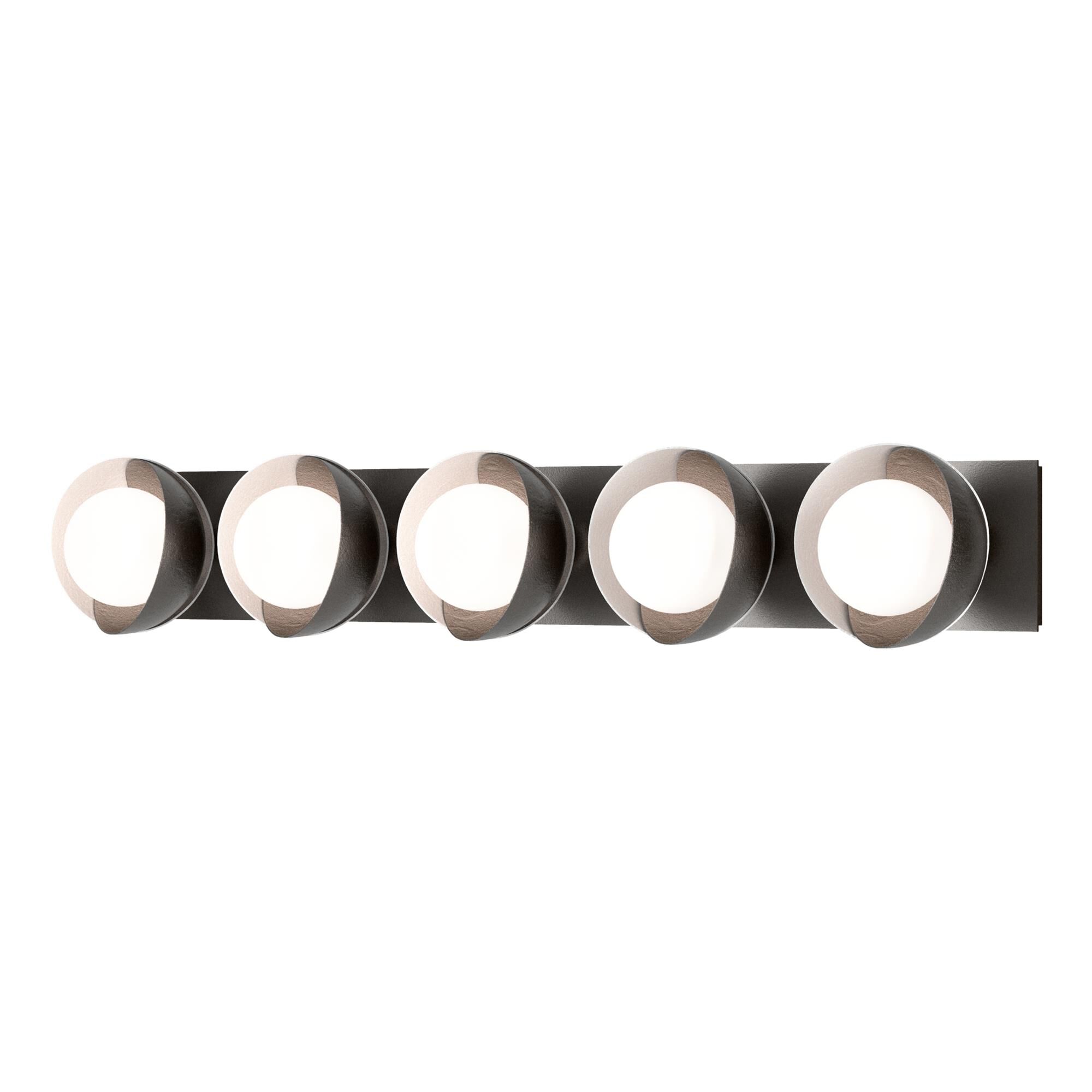 Shown in Oil Rubbed Bronze finish and Opal glass