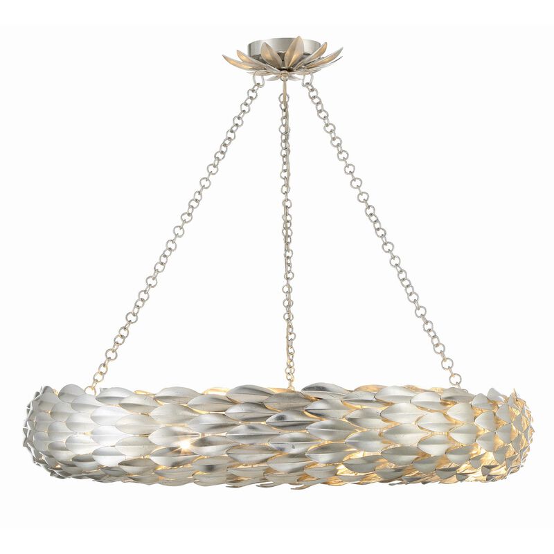 Broche Large Pendant Light by Crystorama
