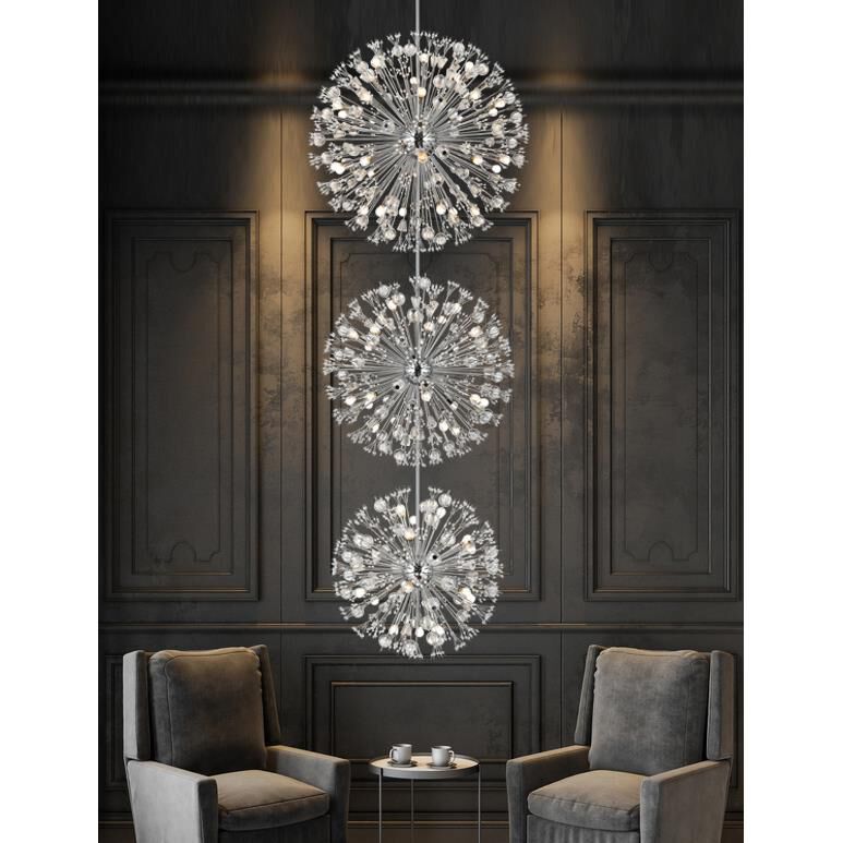 Shown in Chrome finish and Royal Cut crystal