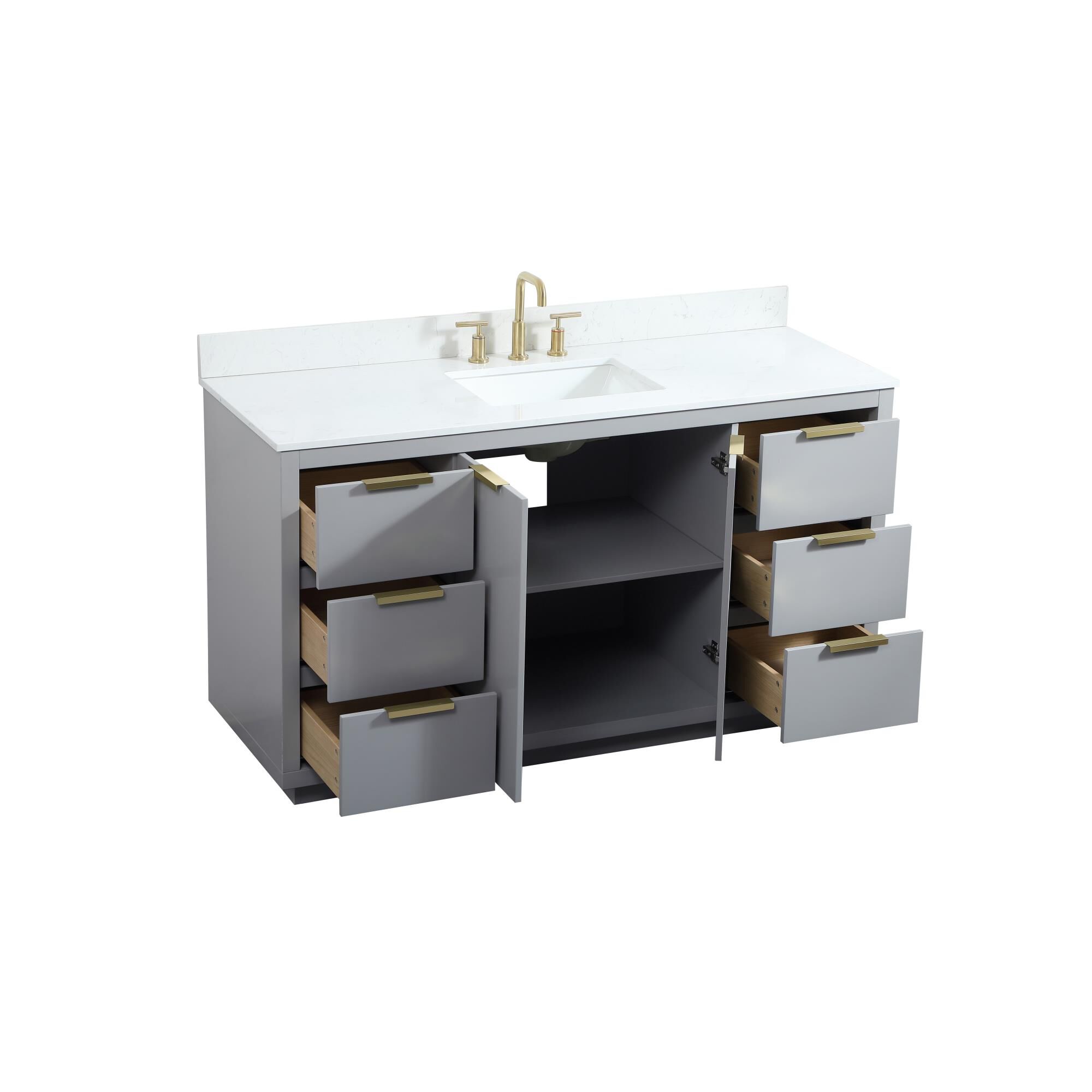 Shown in Grey finish