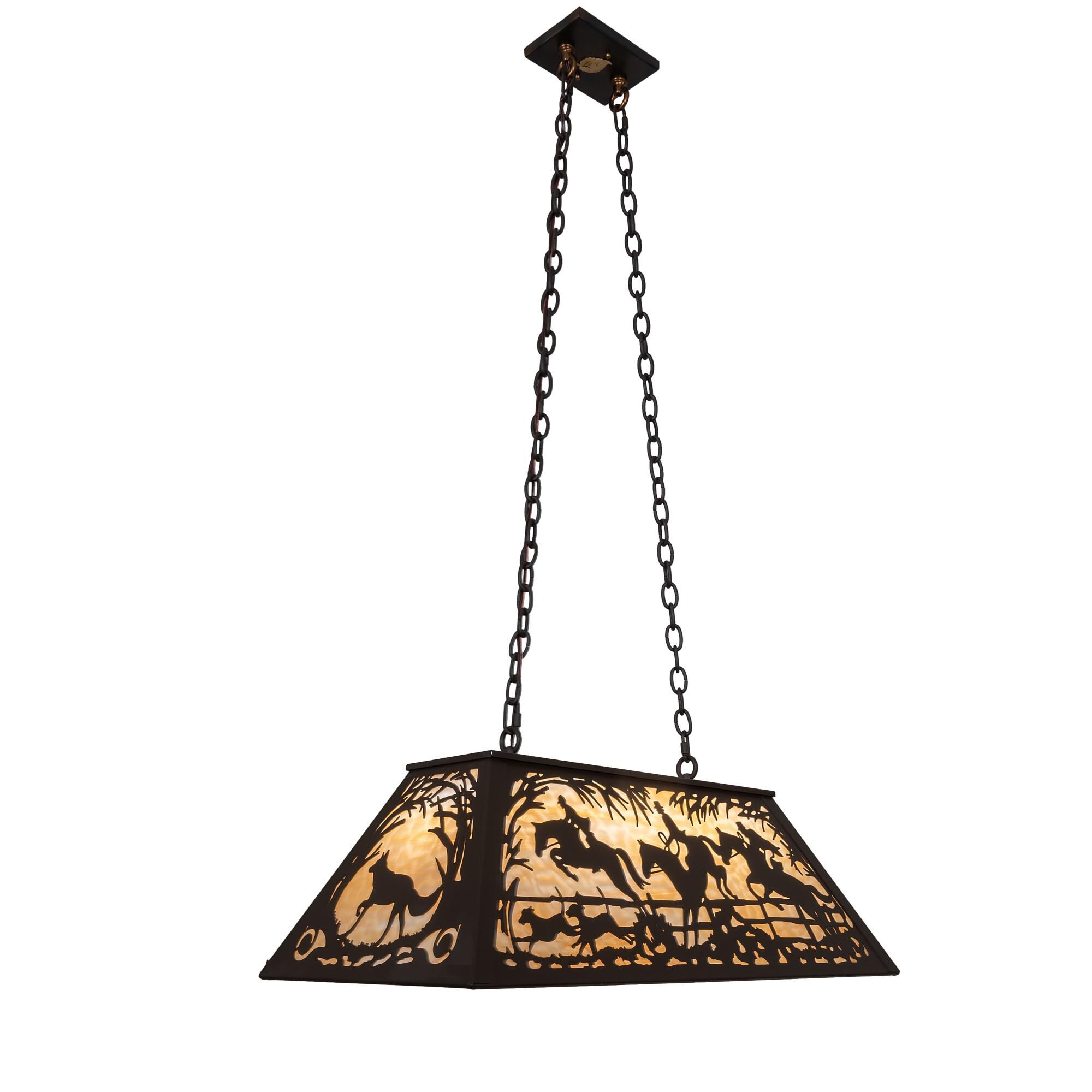 Shown in Oil Rubbed Bronze finish and Beige glass