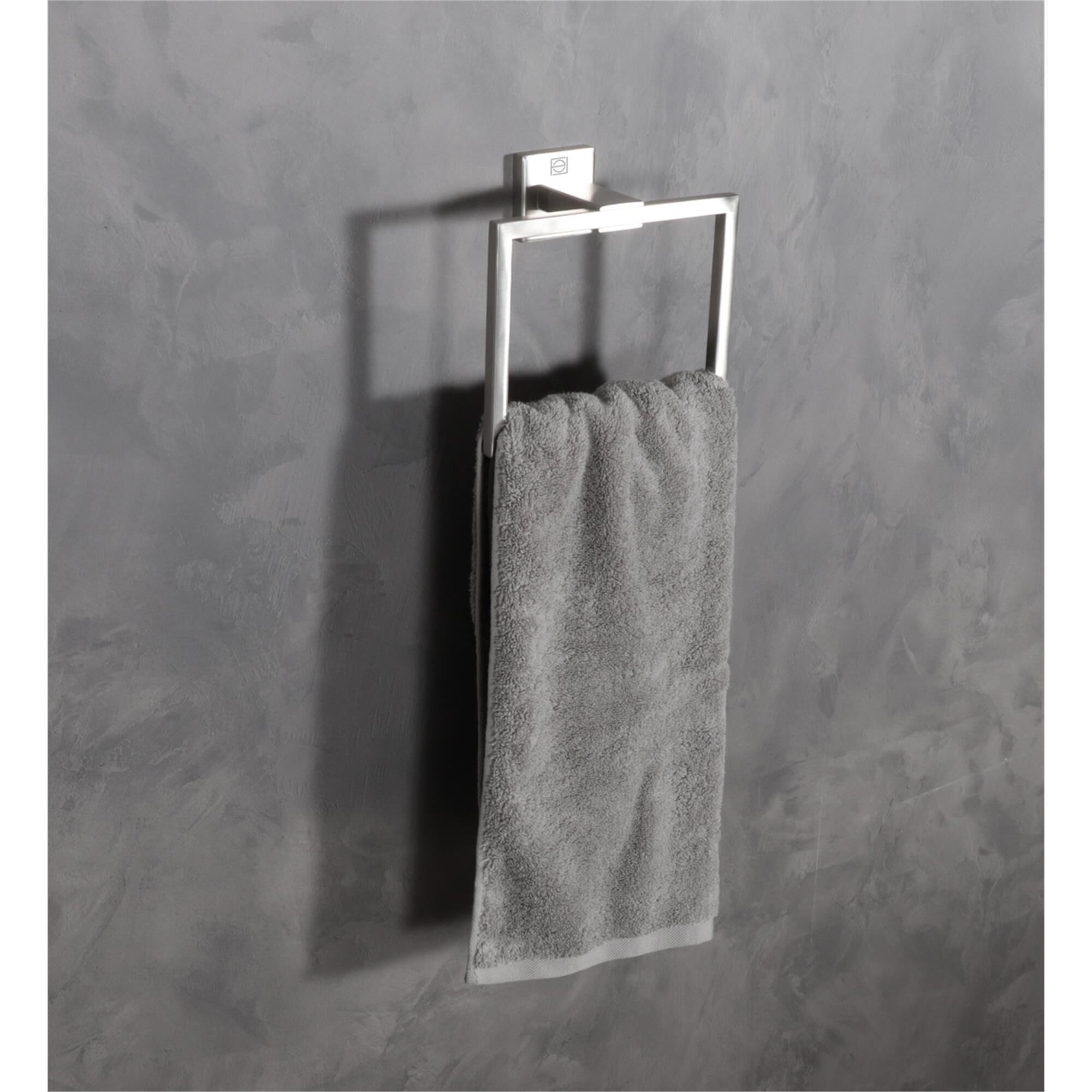 Isla 3 Piece Towel Bar Set with Square Hangar by Elegant Decor