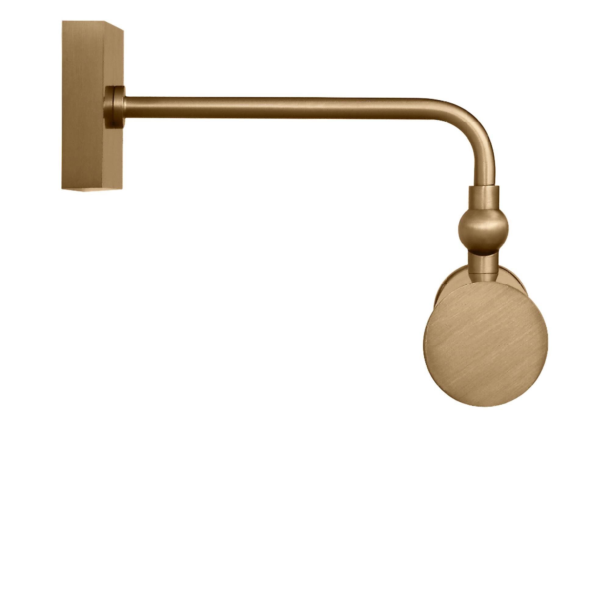Shown in Satin Brass finish and White Acrylic Diffuser shade