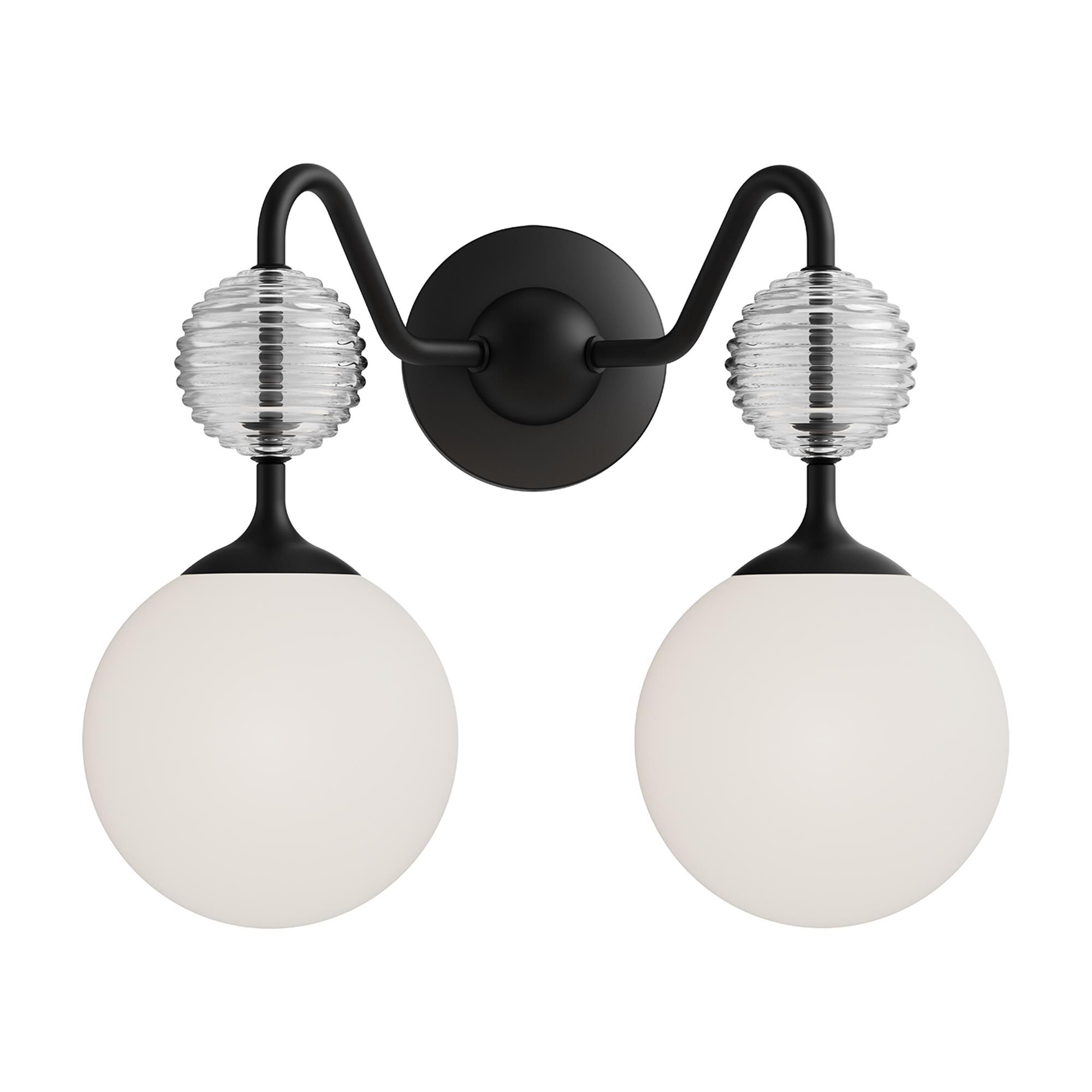 Shown in Matte Black/Opal Glass finish