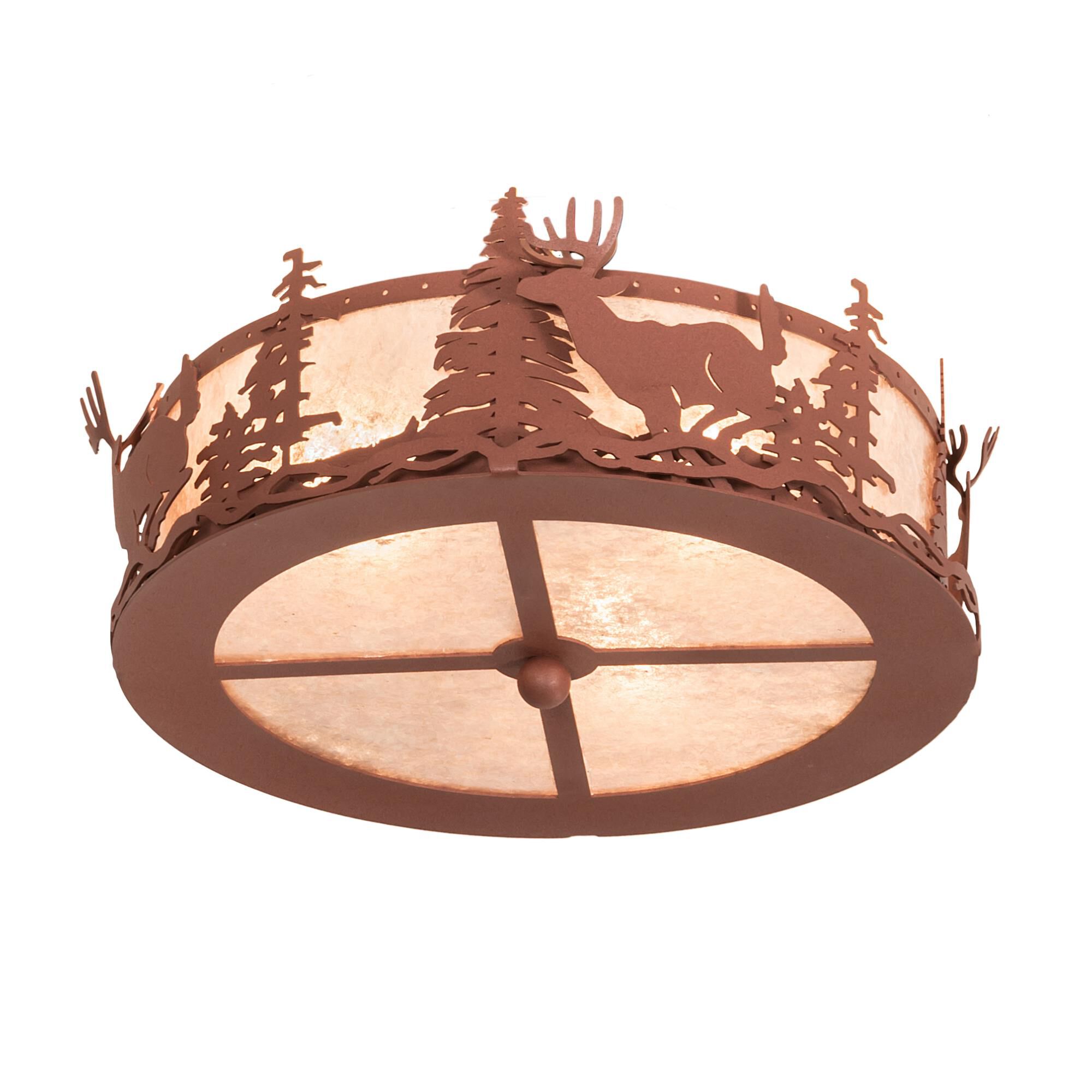 Deer At Dusk 3 Light LED Fan Light Kit by Meyda Lighting