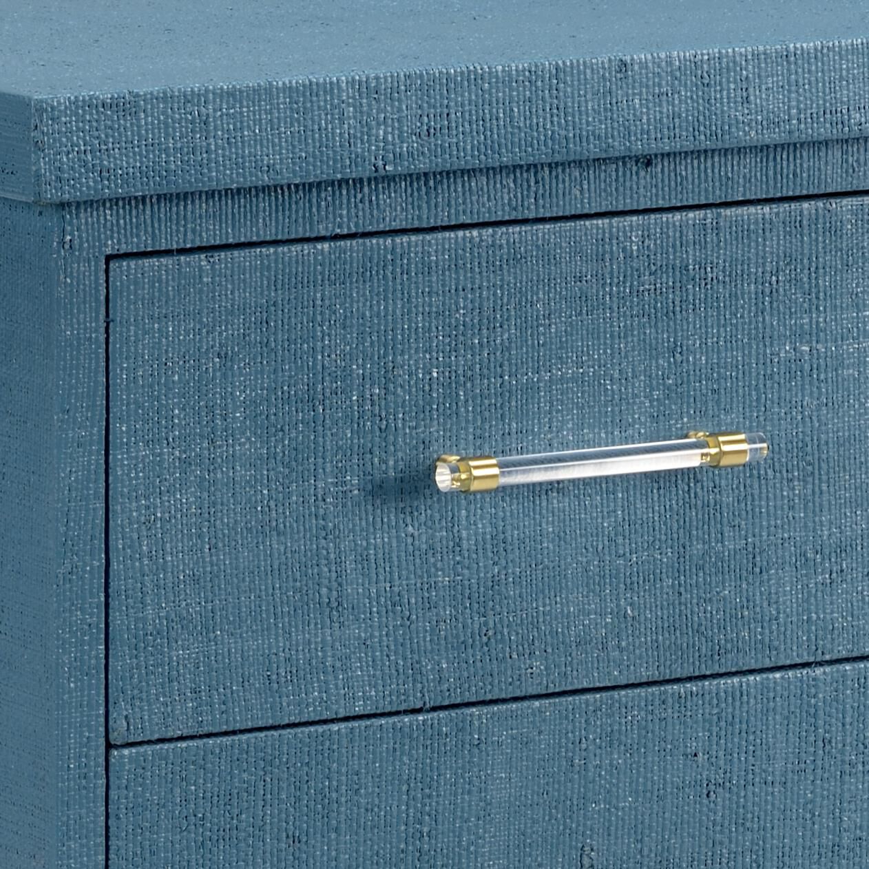 Shown in Blue/Clear finish