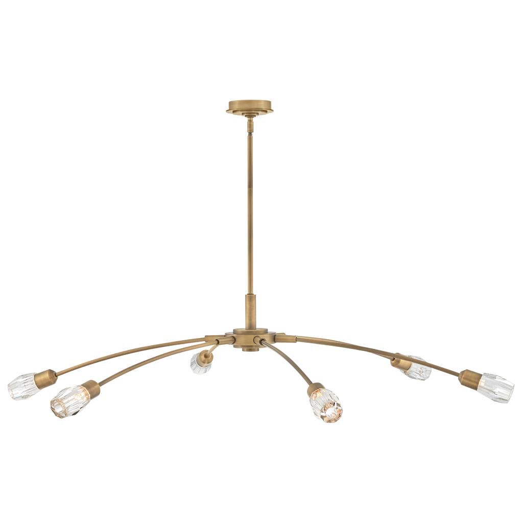 Atera 60 Inch 6 Light LED Chandelier by Fredrick Ramond
