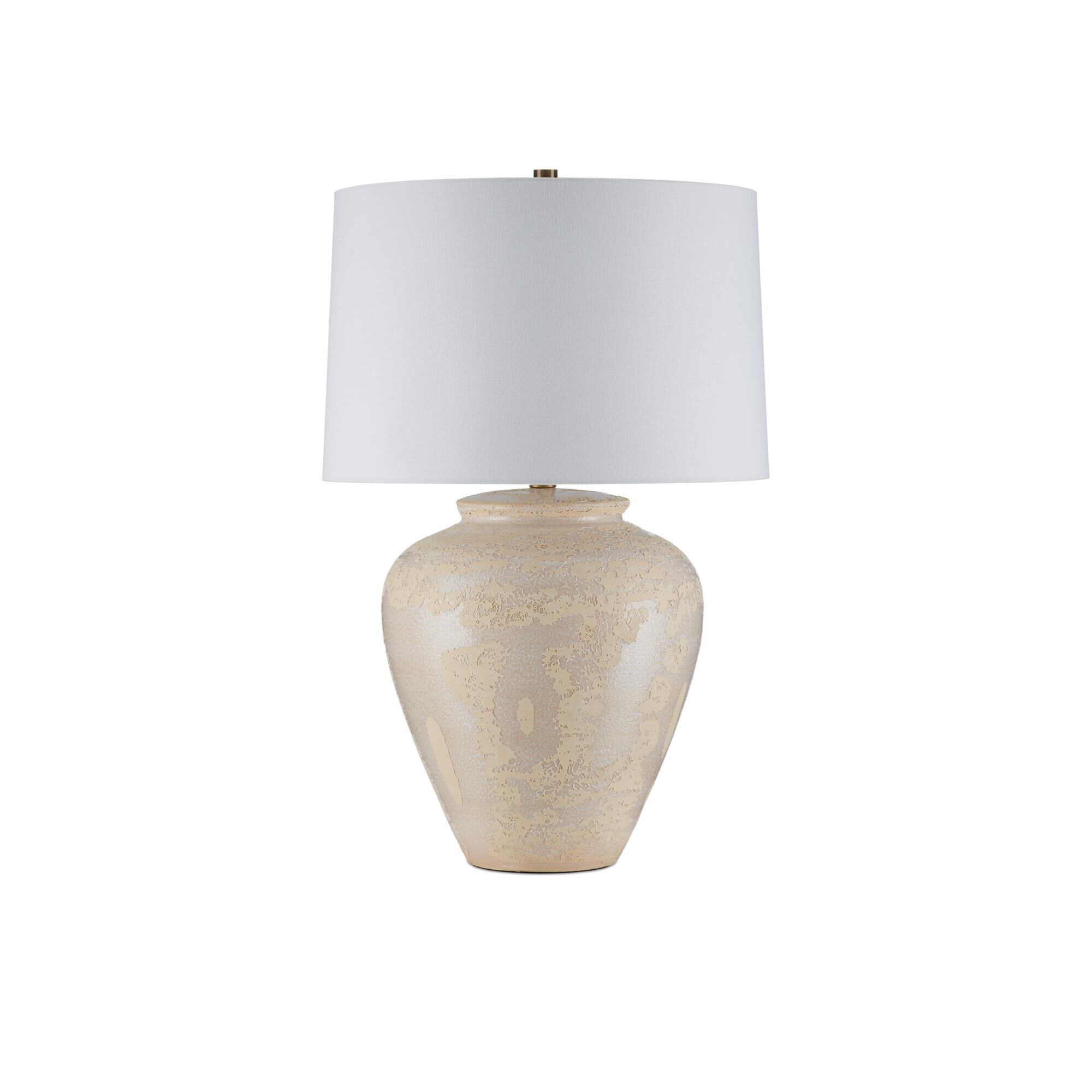 Shown in Ivory finish and White Linen shade