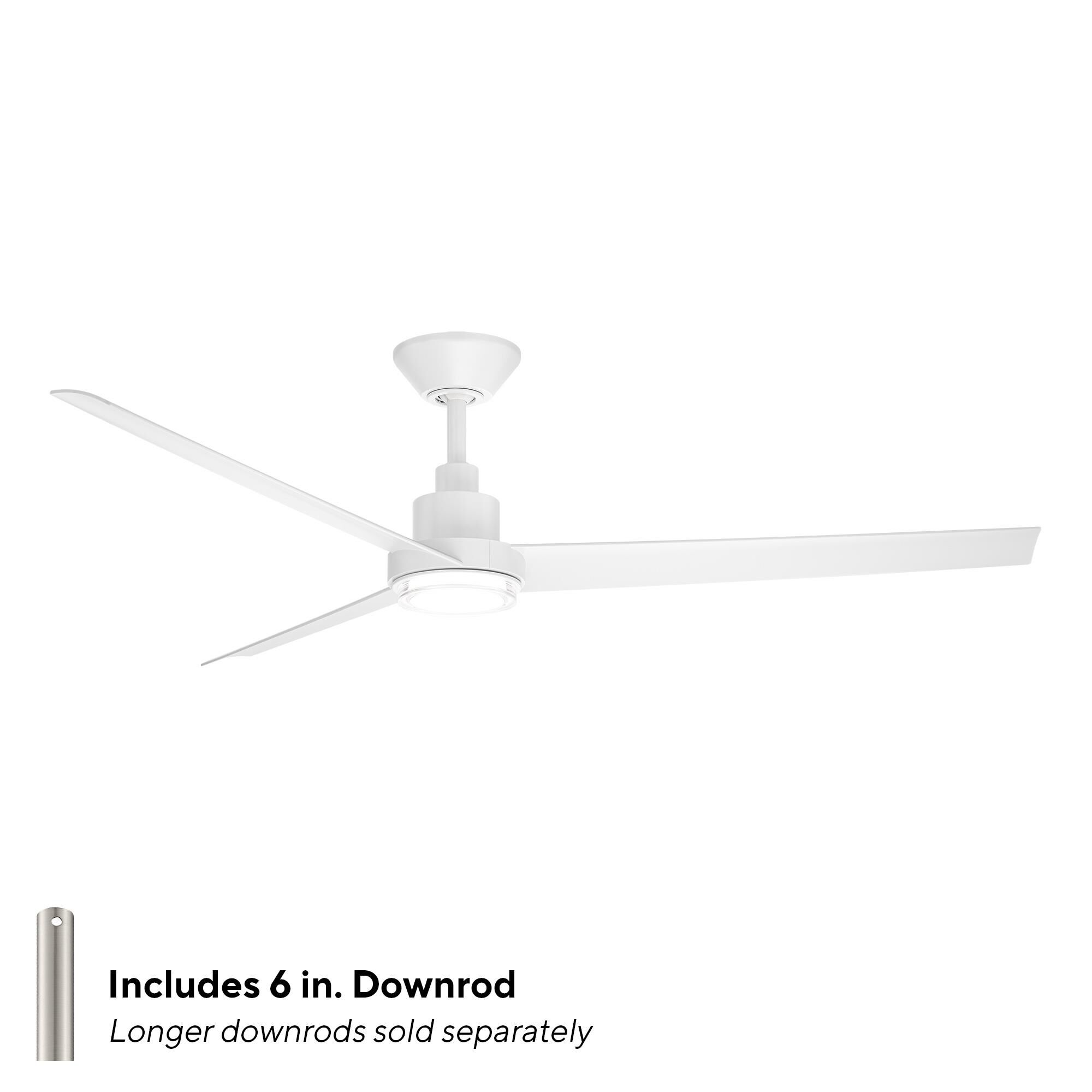 Bolo 62 Inch Ceiling Fan with Light Kit by Modern Forms