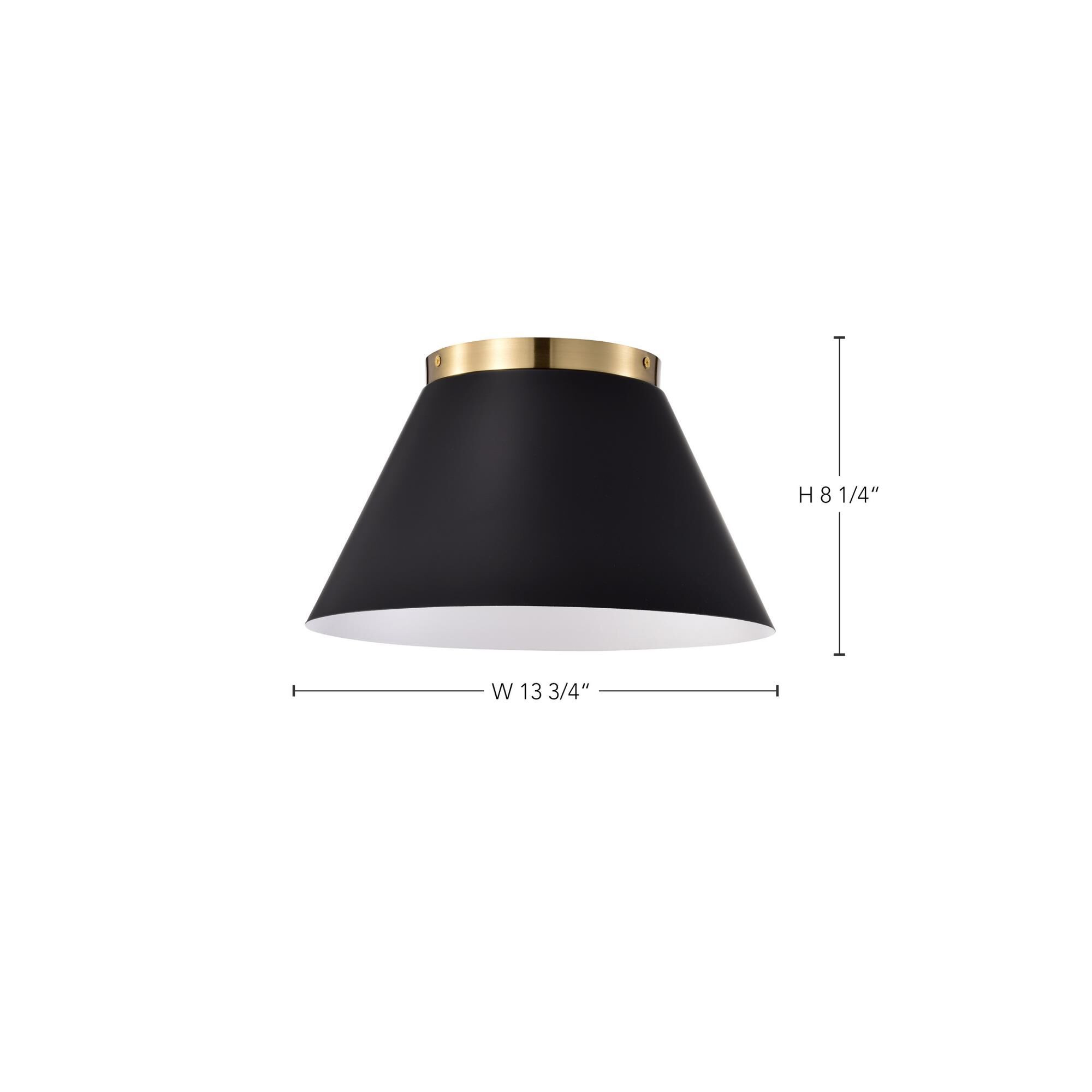 Dover 13 Inch 2 Light Flush Mount by Nuvo Lighting