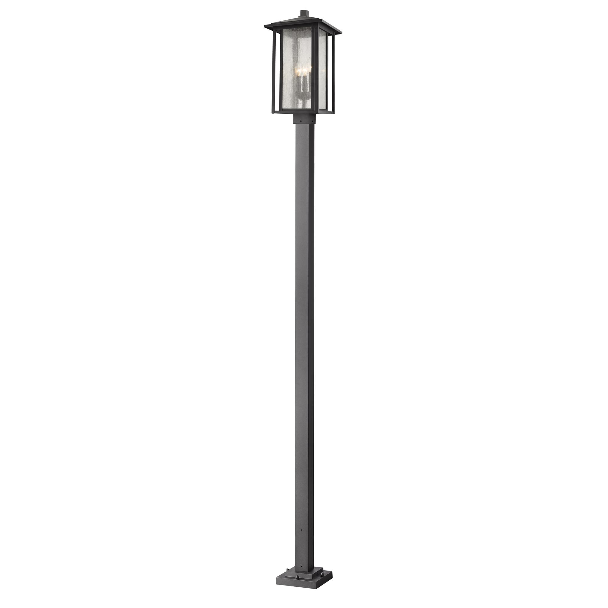 Aspen 116 Inch Tall 3 Light Outdoor Post Lamp by Z-Lite
