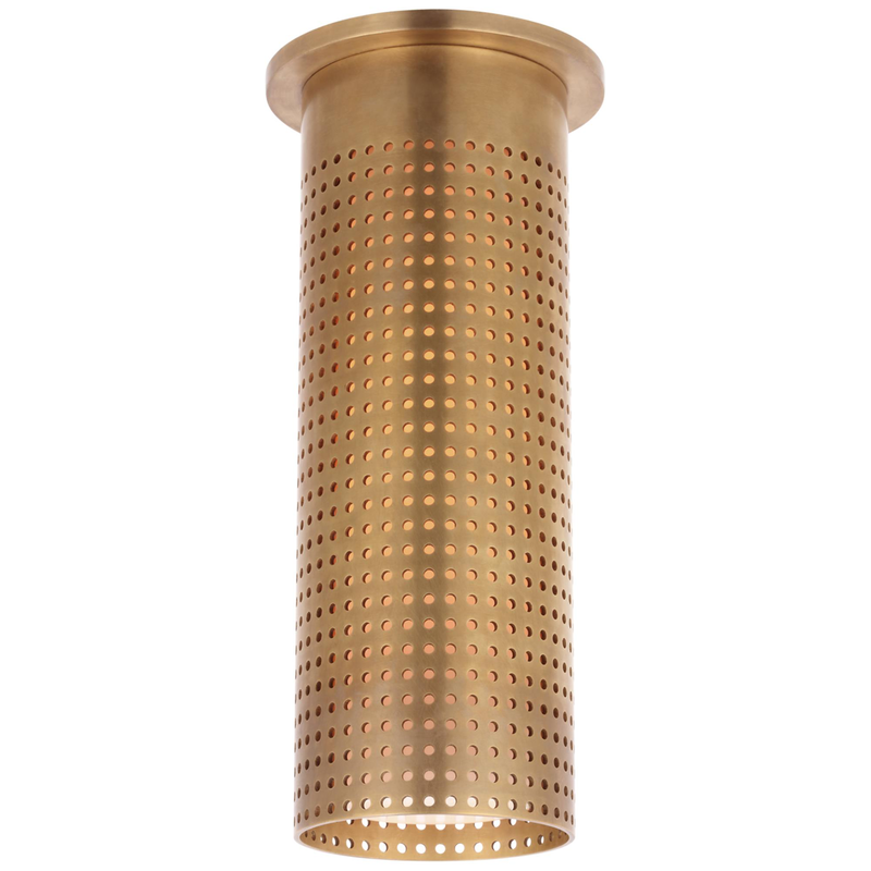 Kelly Wearstler Precision 3 Inch 1 Light LED Flush Mount by Visual Comfort Signature Collection