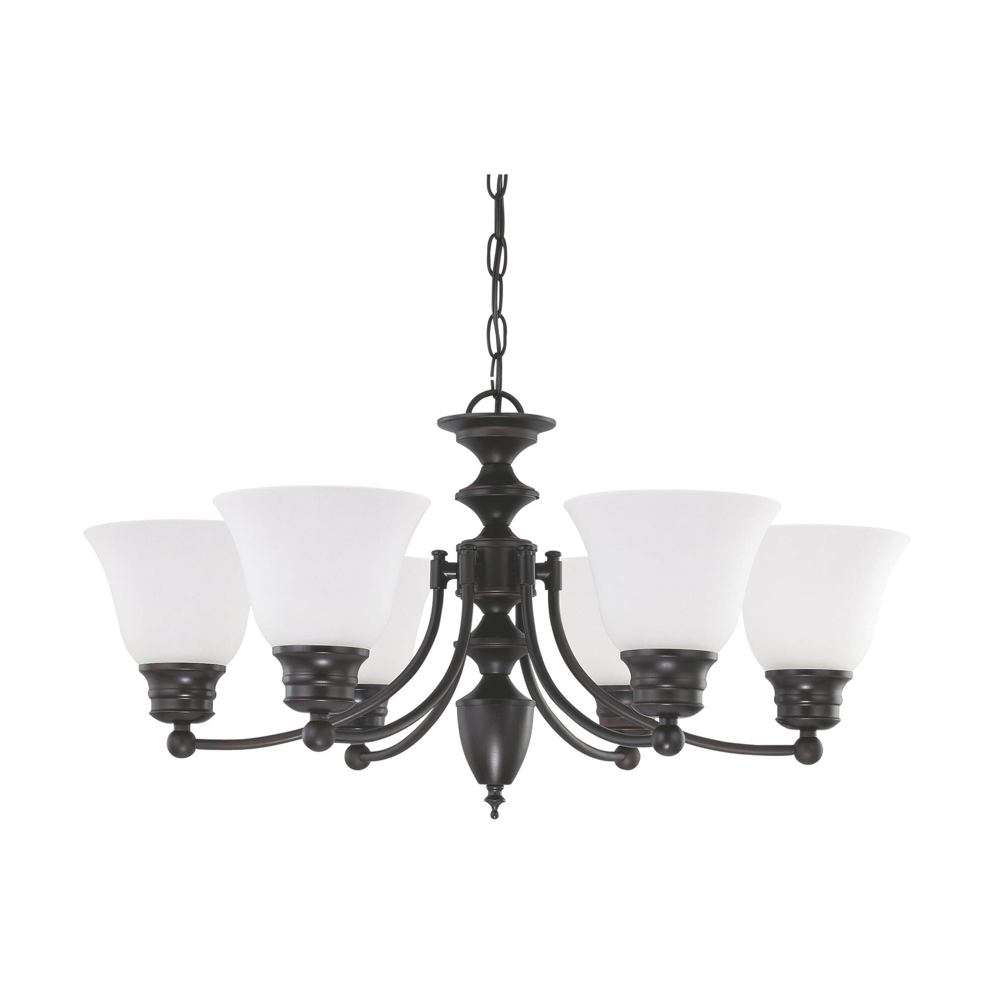 Empire 26 Inch 6 Light Chandelier by Nuvo Lighting