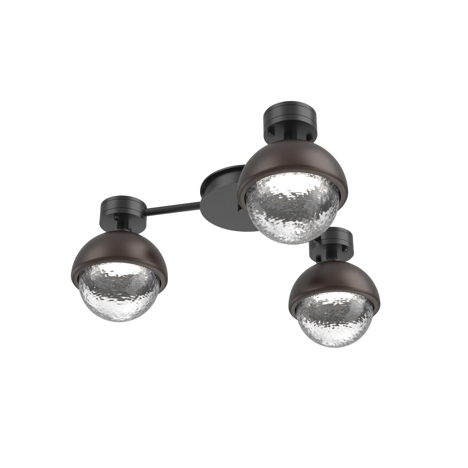 Levi Wilson Cabochon 23 Inch Flush Mount by Hammerton Studio