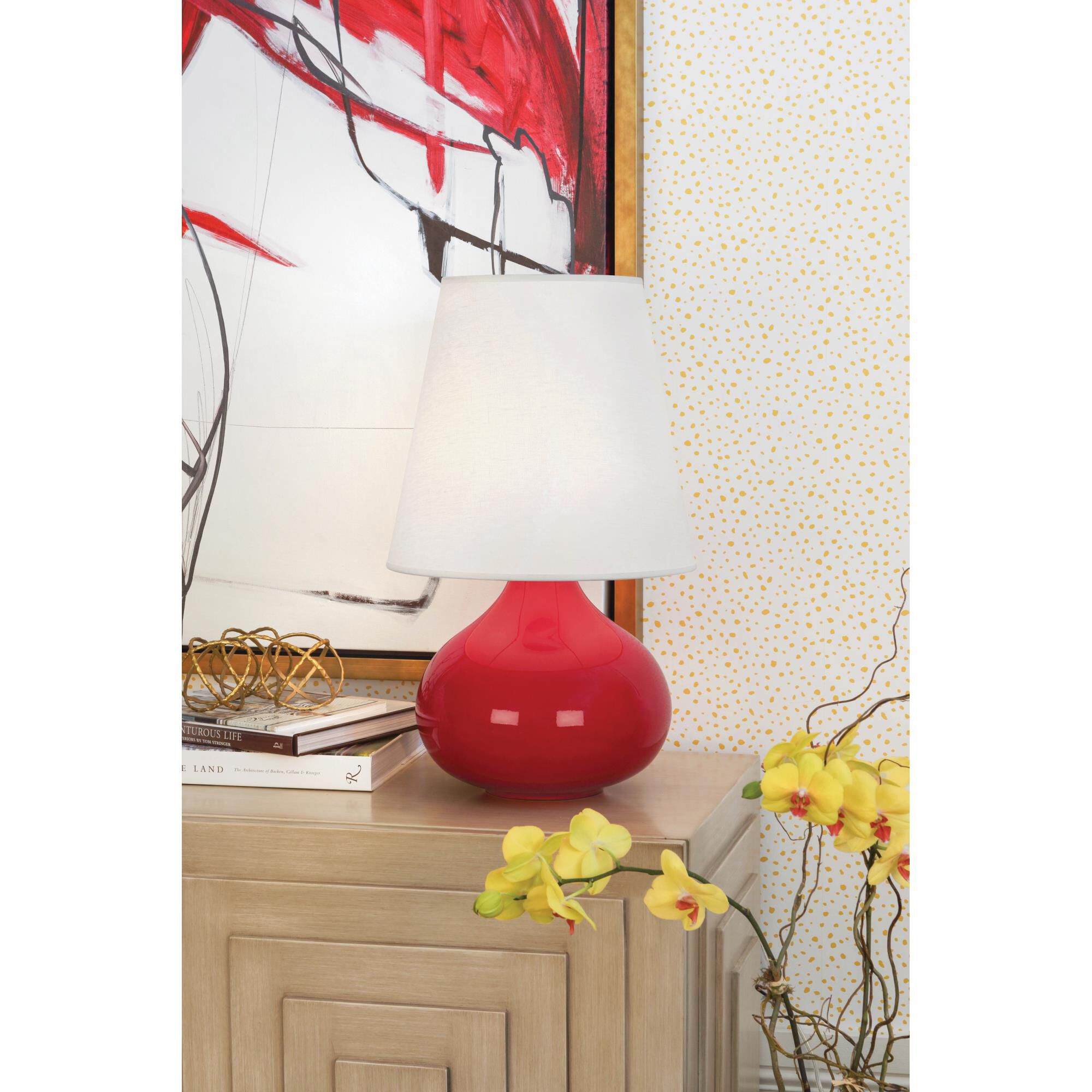 Small June 24 Inch Table Lamp by Robert Abbey
