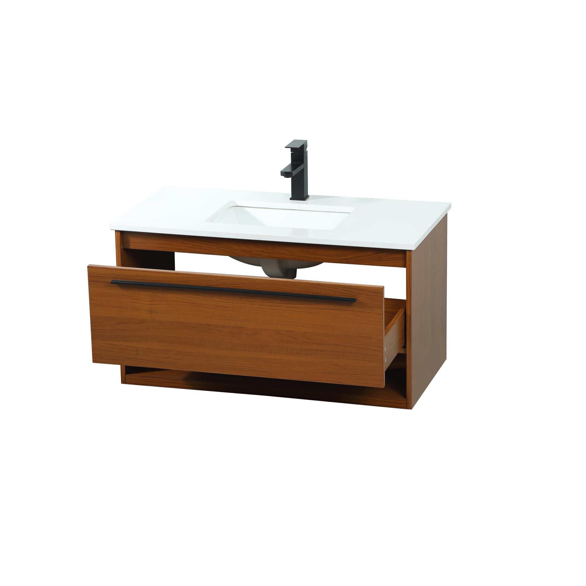 Shown in Teak finish