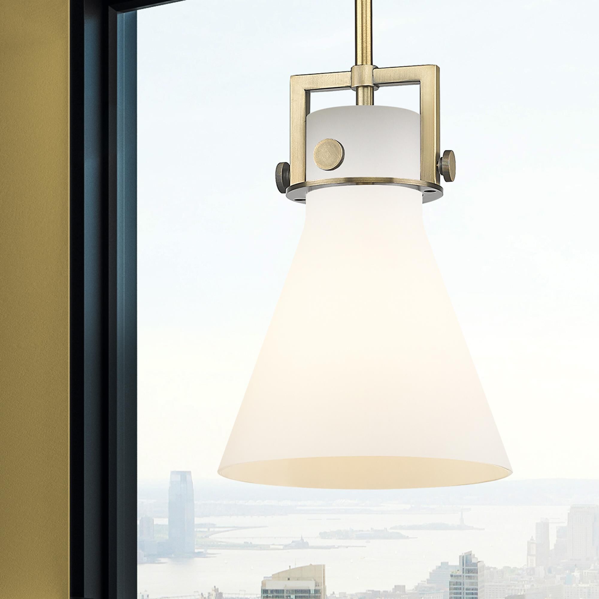 Bruno Marashlian Newton Cone 8 Inch Mini Pendant by Innovations Lighting
