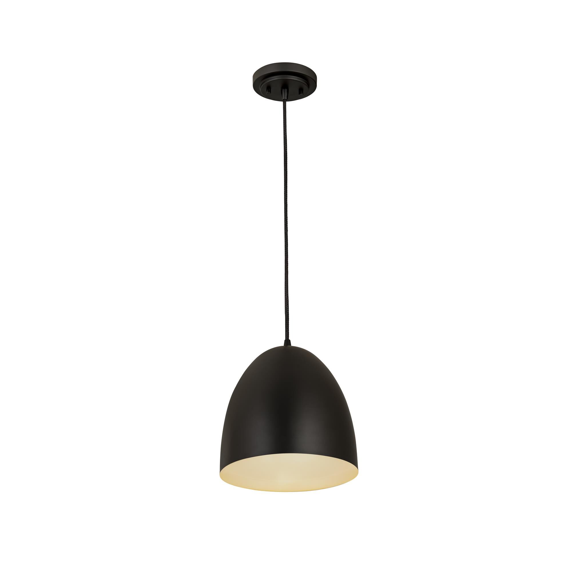 Shown in Matte Black finish and Iron glass and Iron shade