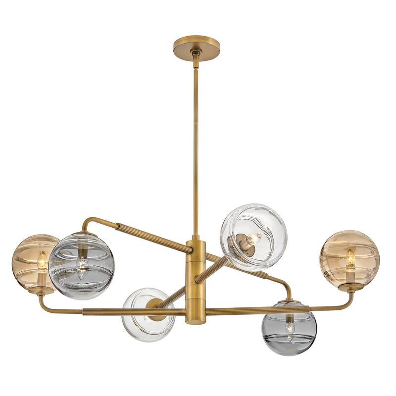 Oberon 36.5 Inch Chandelier by Fredrick Ramond