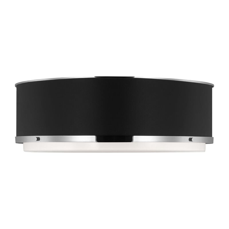 Ralph Lauren Marlowe 18 Inch 3 Light Flush Mount by Visual Comfort Studio