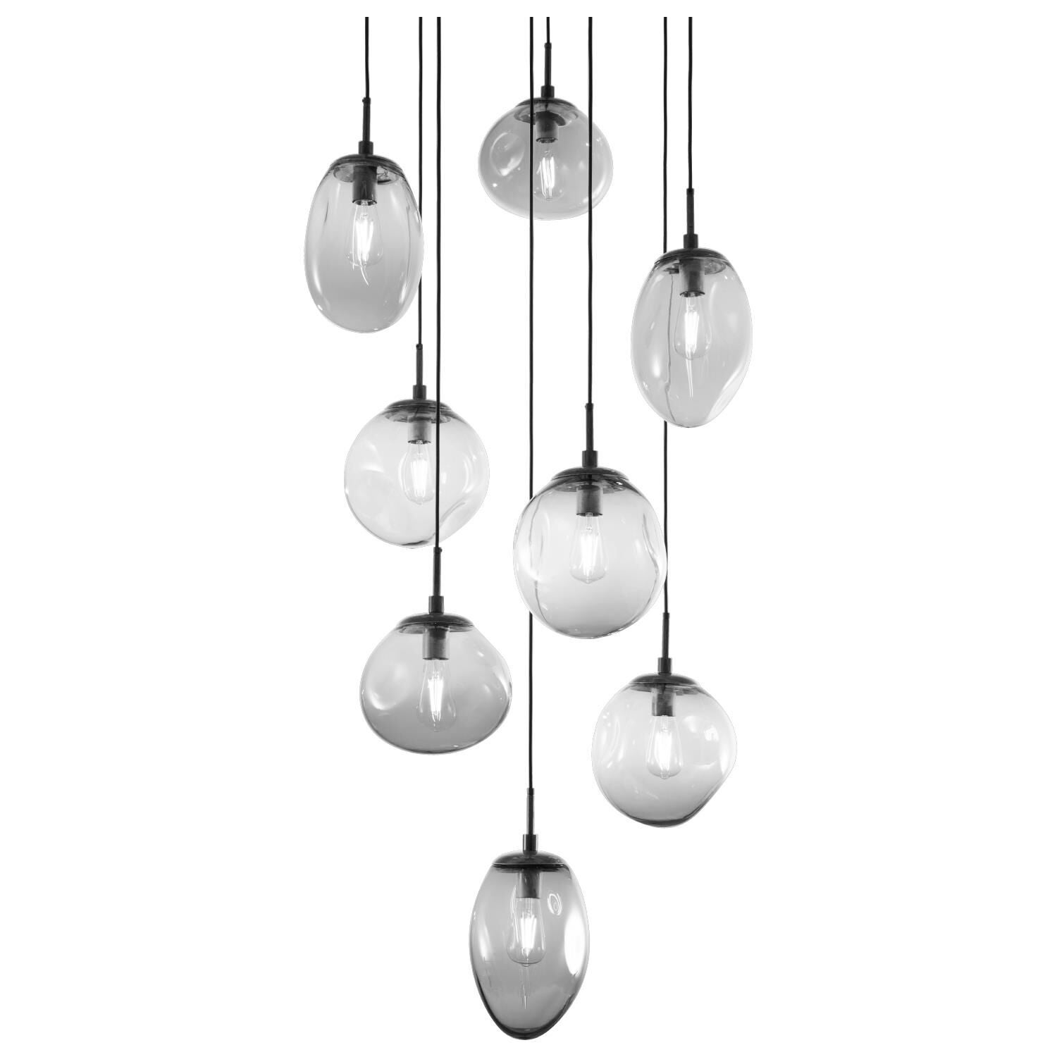 Levi Wilson Nebula 31 Inch 8 Light Multi Light Pendant by Hammerton Studio