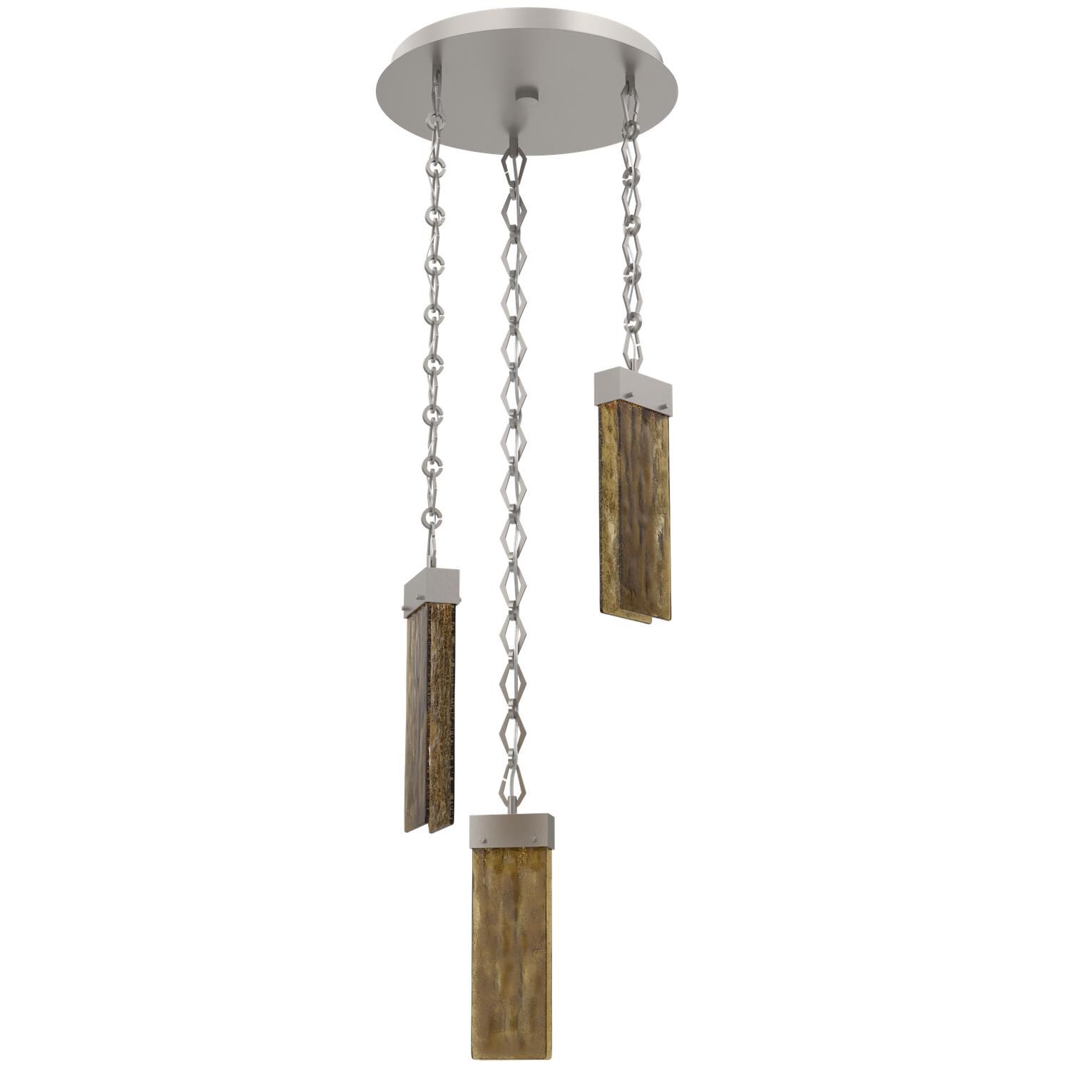 Levi Wilson Parallel 17 Inch Multi Light Pendant by Hammerton Studio