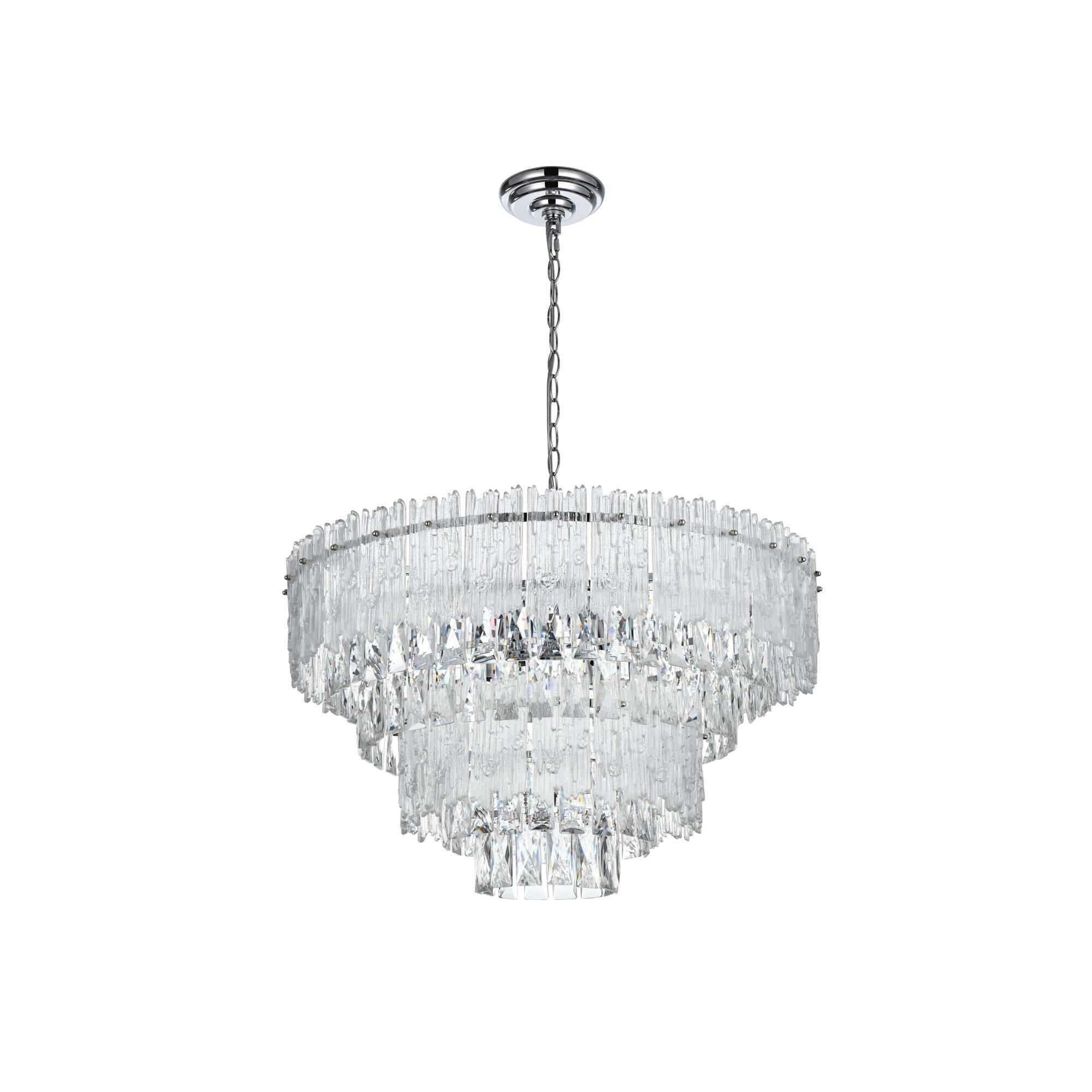 Emilia 25 Inch Chandelier by Elegant Lighting