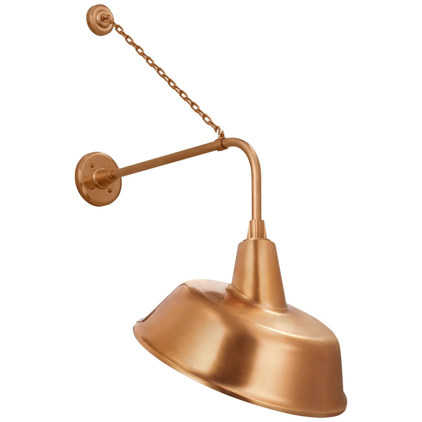 Shown in Soft Copper finish and Copper shade