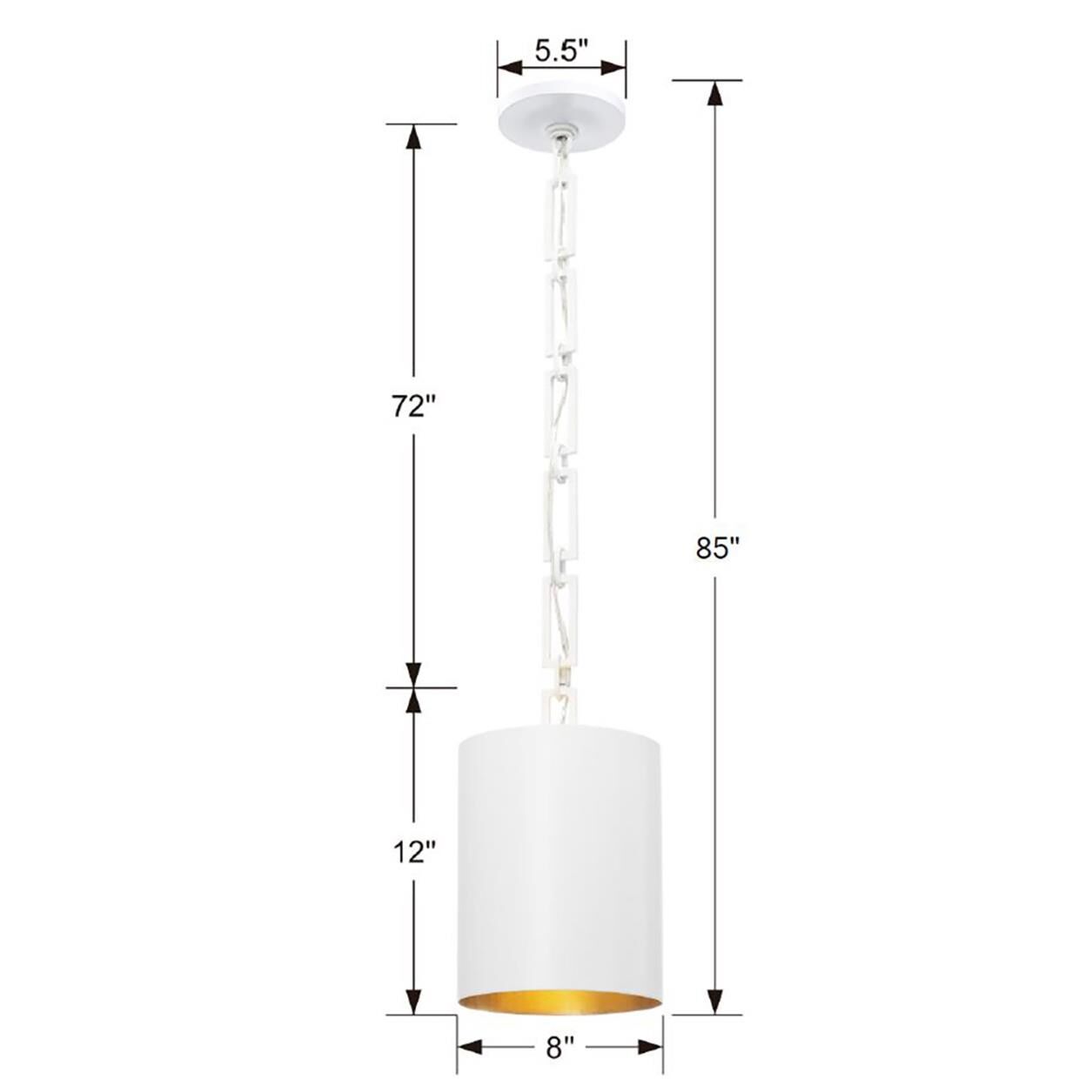 Crystorama Brian Patrick Flynn Alston 8 Inch Mini Chandelier