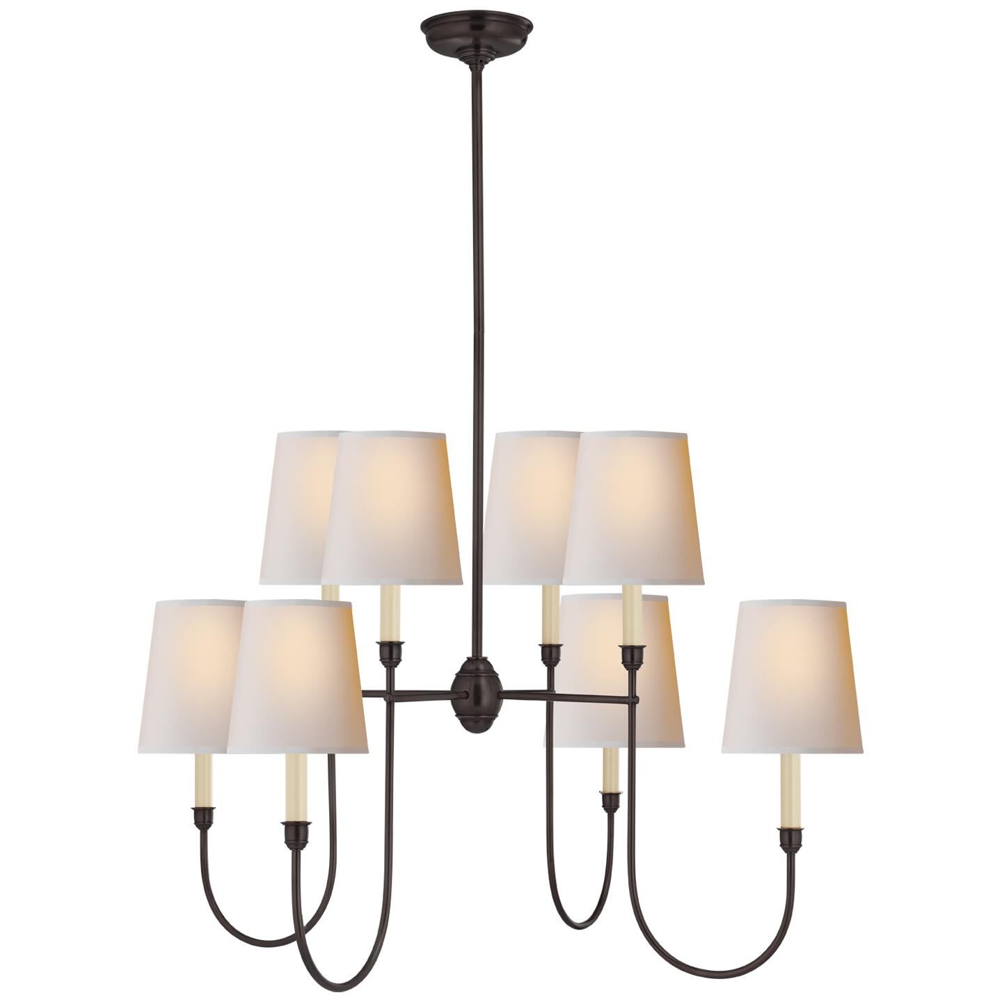 Thomas O'Brien Vendome 36 Inch 8 Light Chandelier by Visual Comfort Signature Collection - Clearance