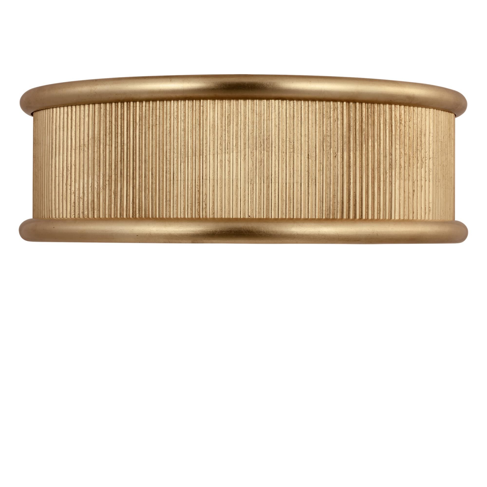 Shown in Gild finish and Silk Screen White Inside, Clear Outside shade