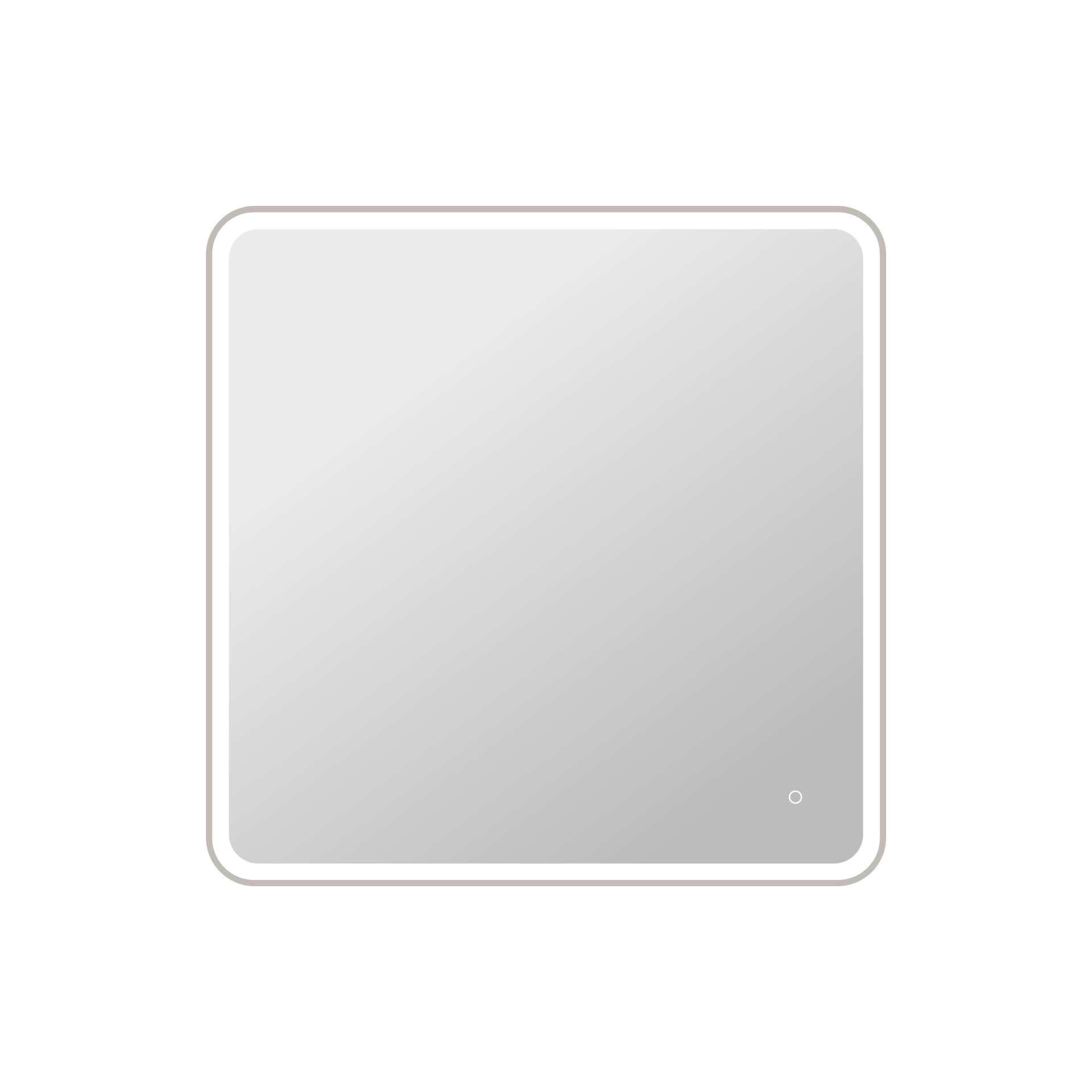 Harmoni 42 Inch Round LED Lighted Mirror by Elegant Decor