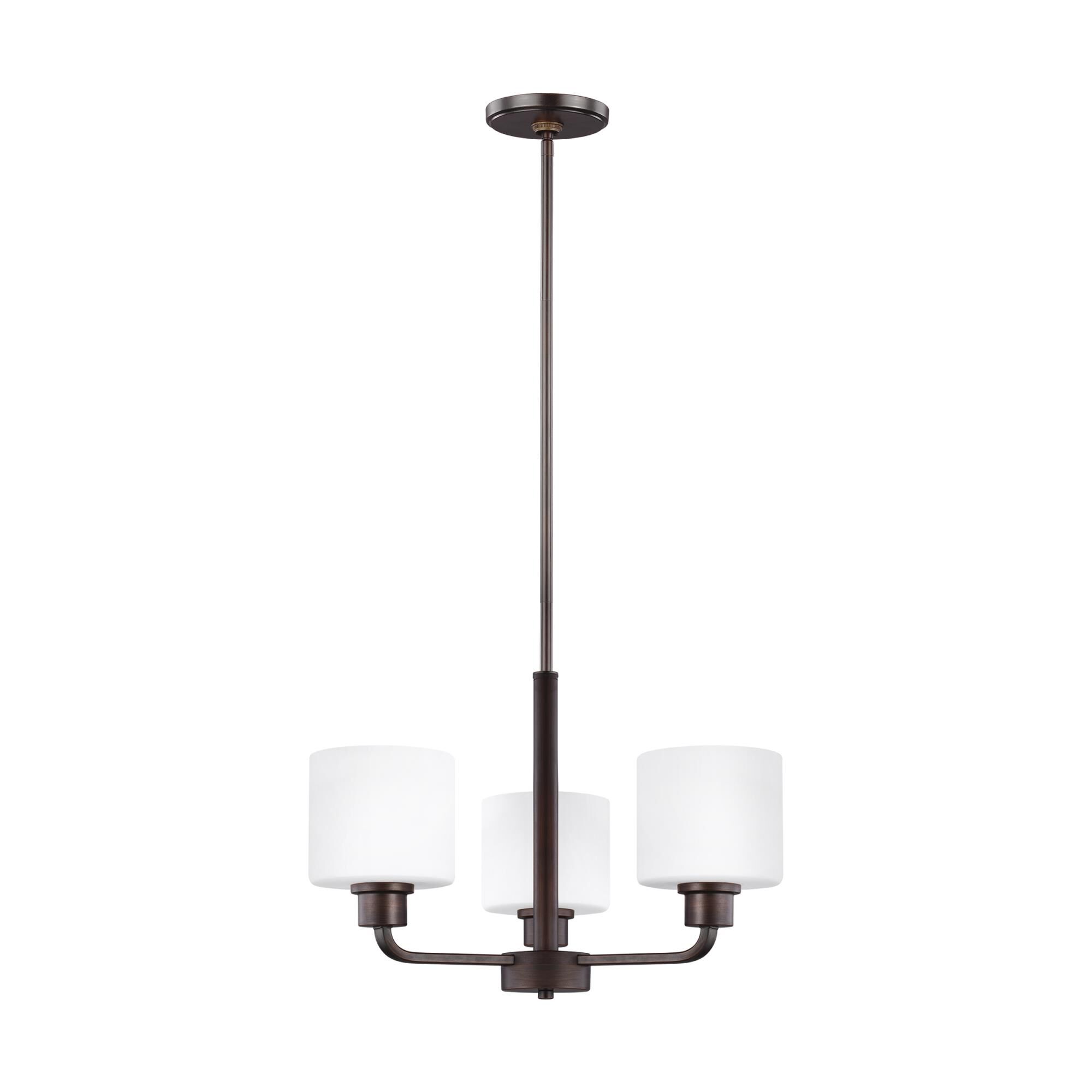 Canfield 19 Inch 3 Light Mini Chandelier by Generation Lighting